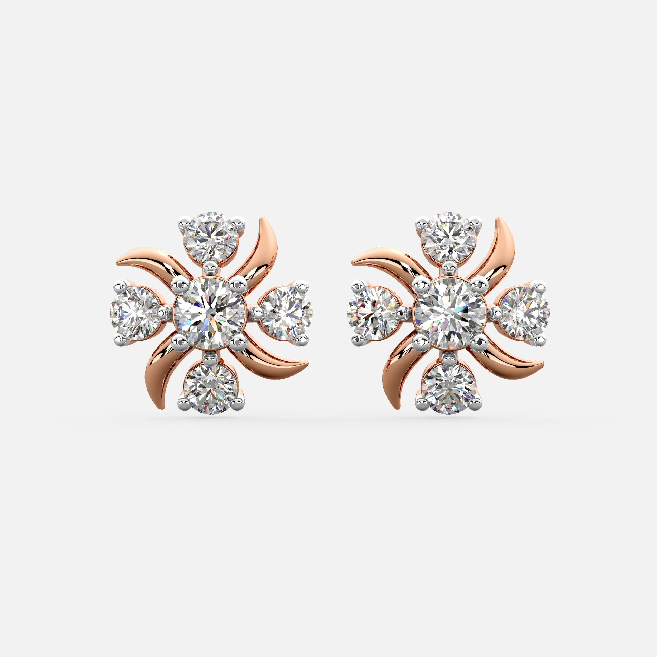 Twilight Bloom Diamond Earrings