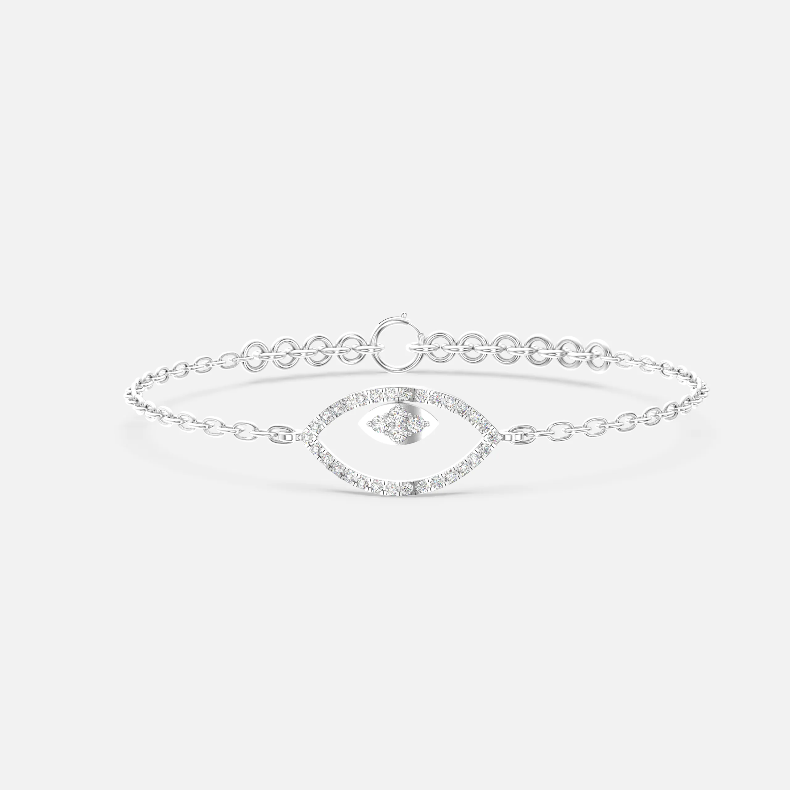 Evil Eye Diamond Bracelet