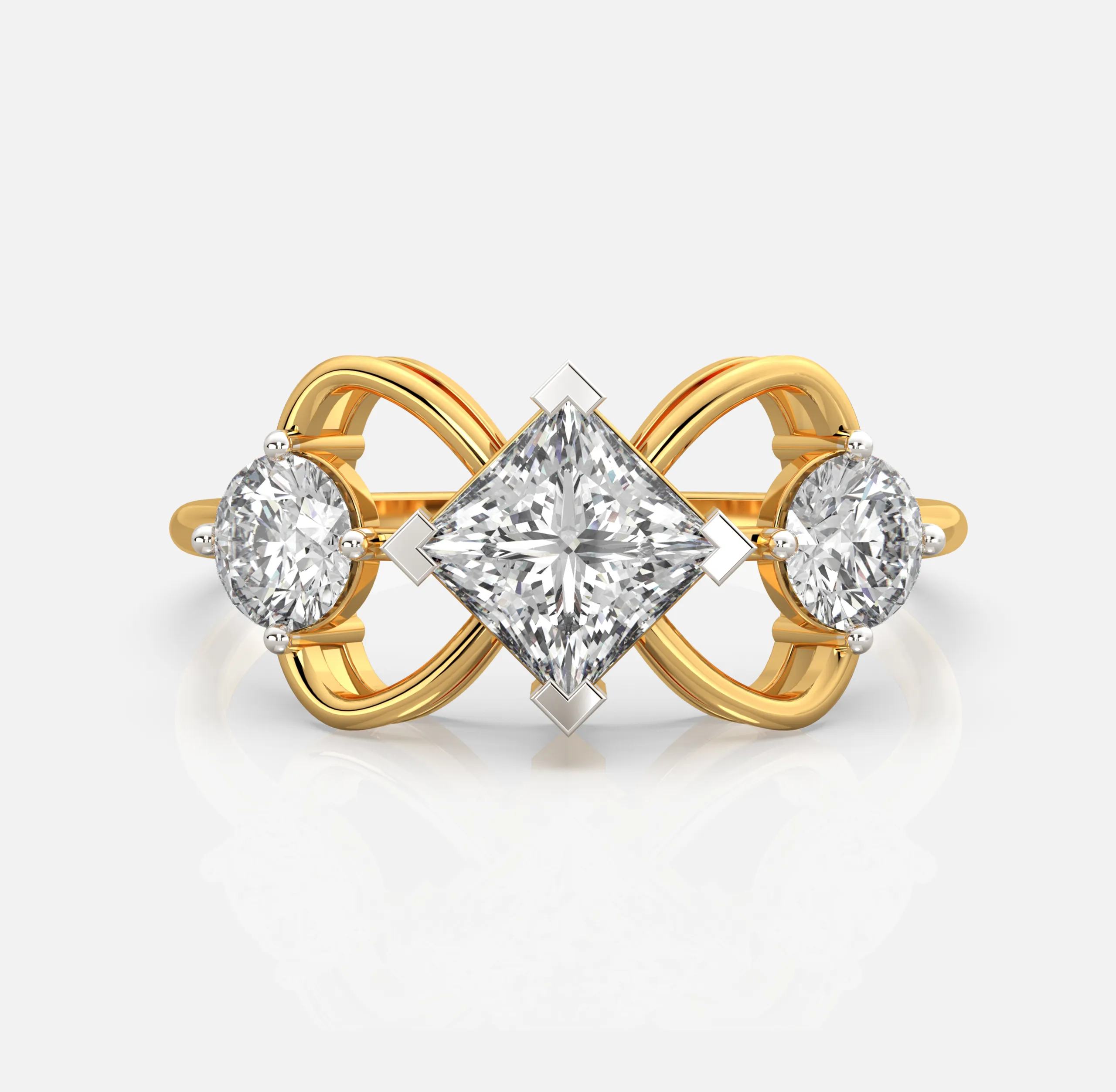 Infinity Kite Diamond Ring
