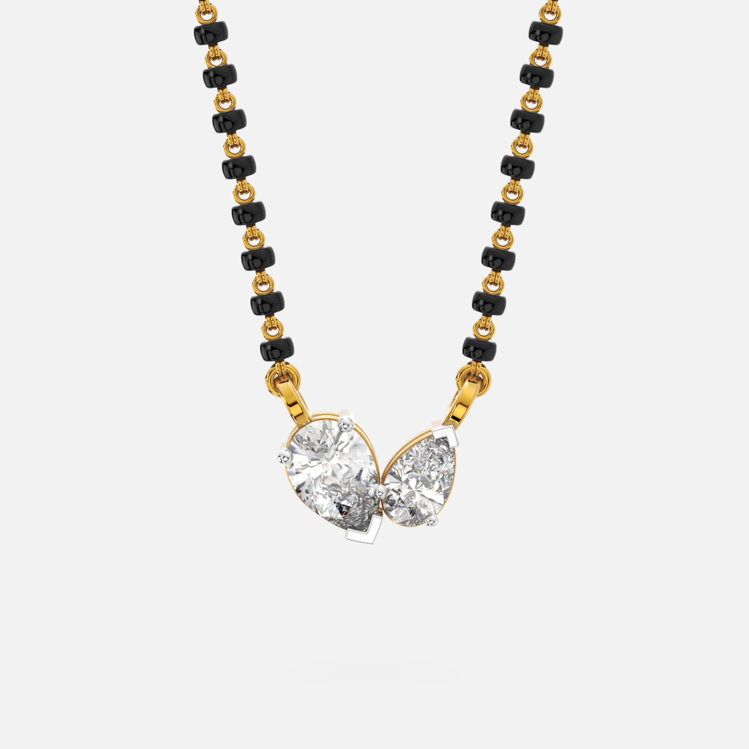 Twin Glow Diamond Mangalsutra