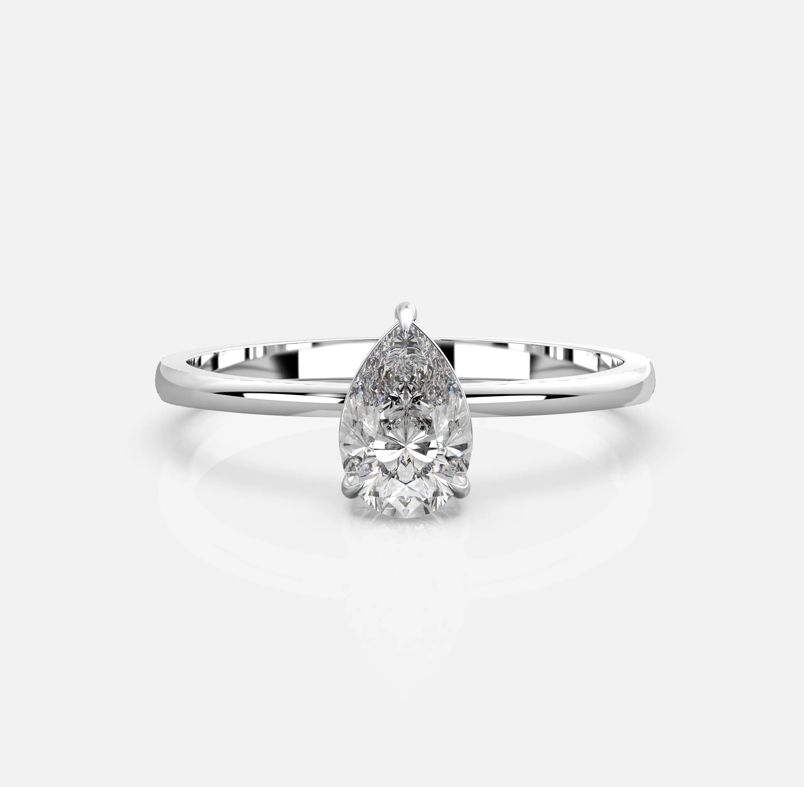 Dewdrop Diamond Promise Ring