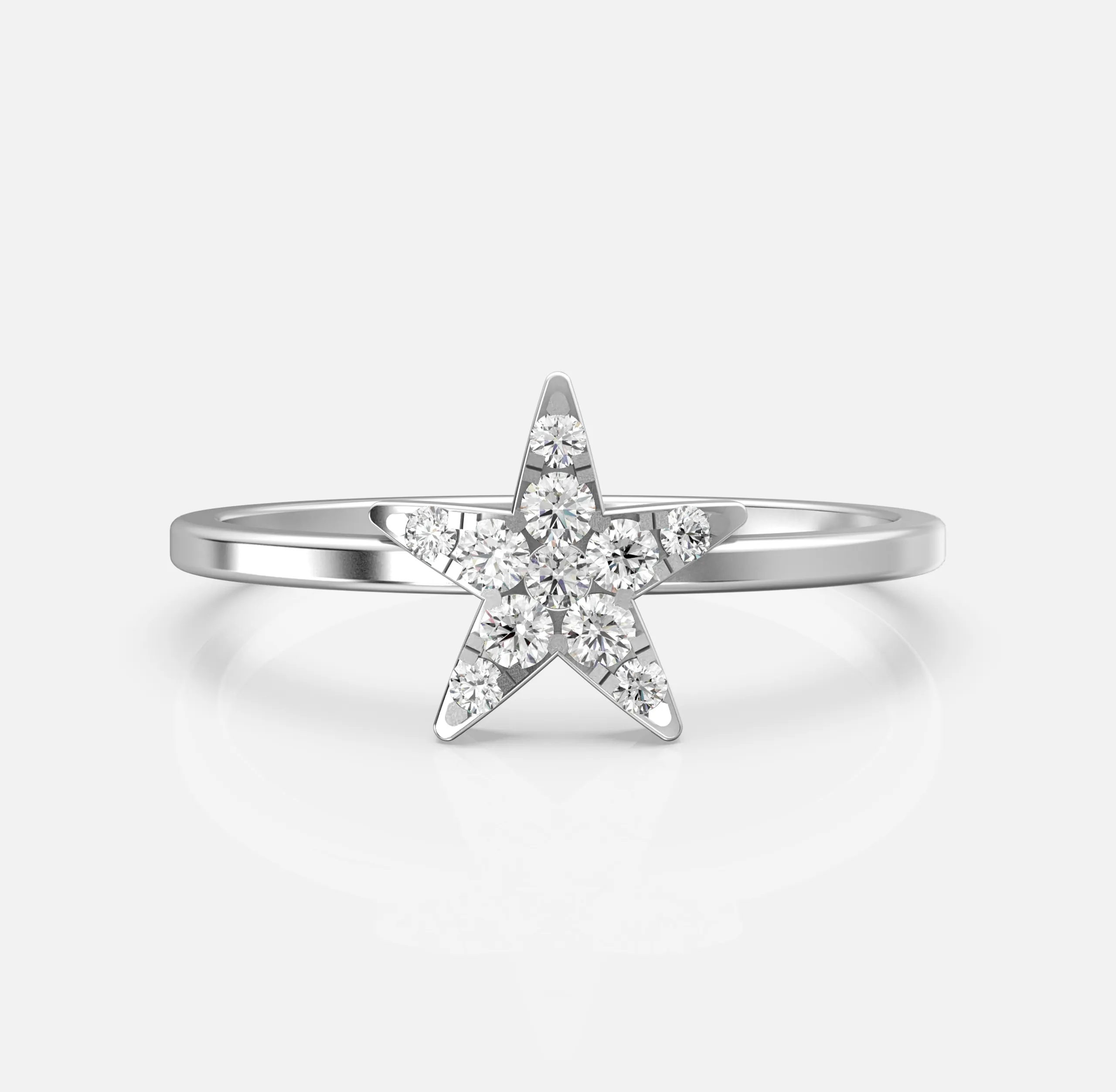 Celestial Star Diamond Ring