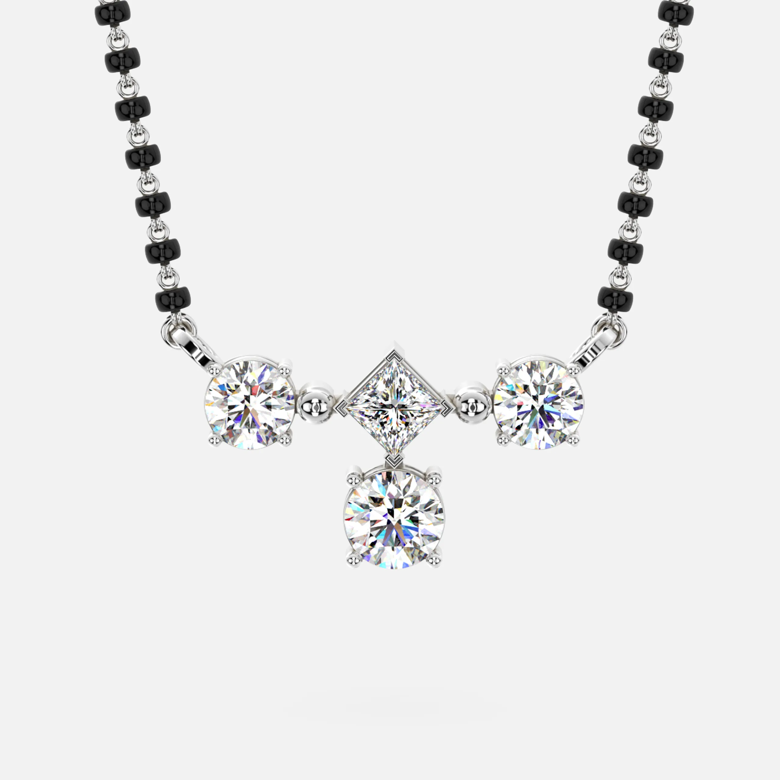 Radiant Trio Diamond Mangalsutra