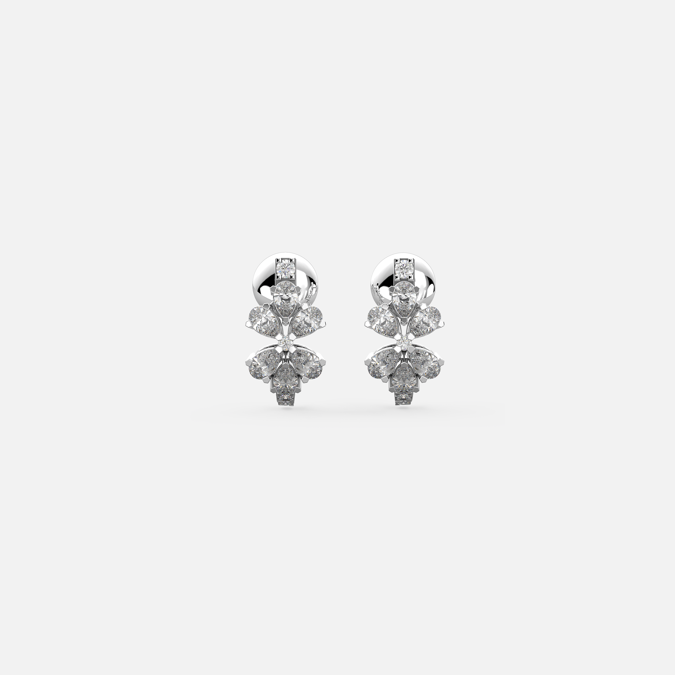 Timeless Floral Diamond Earrings