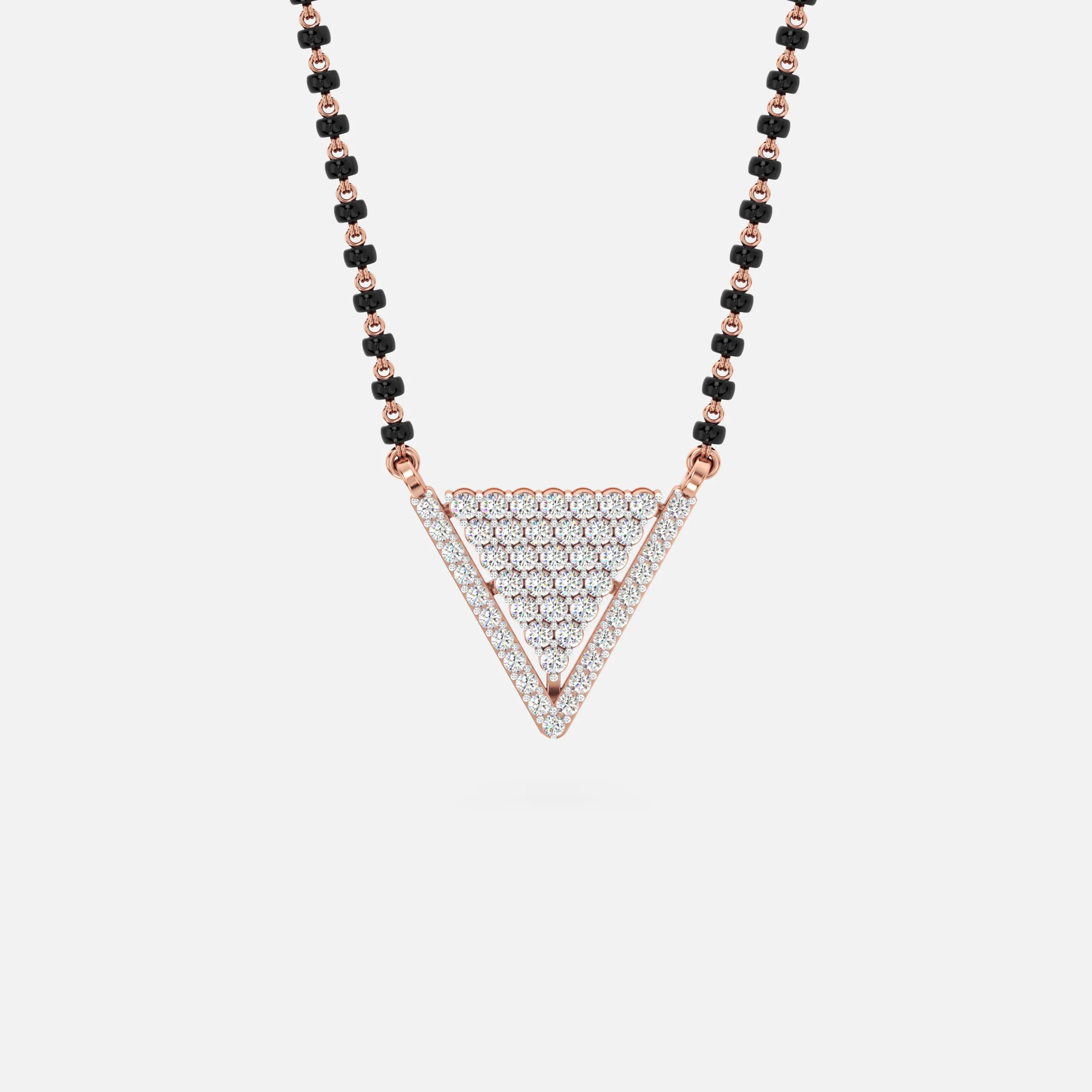Diamond Triangular Mangalsutra