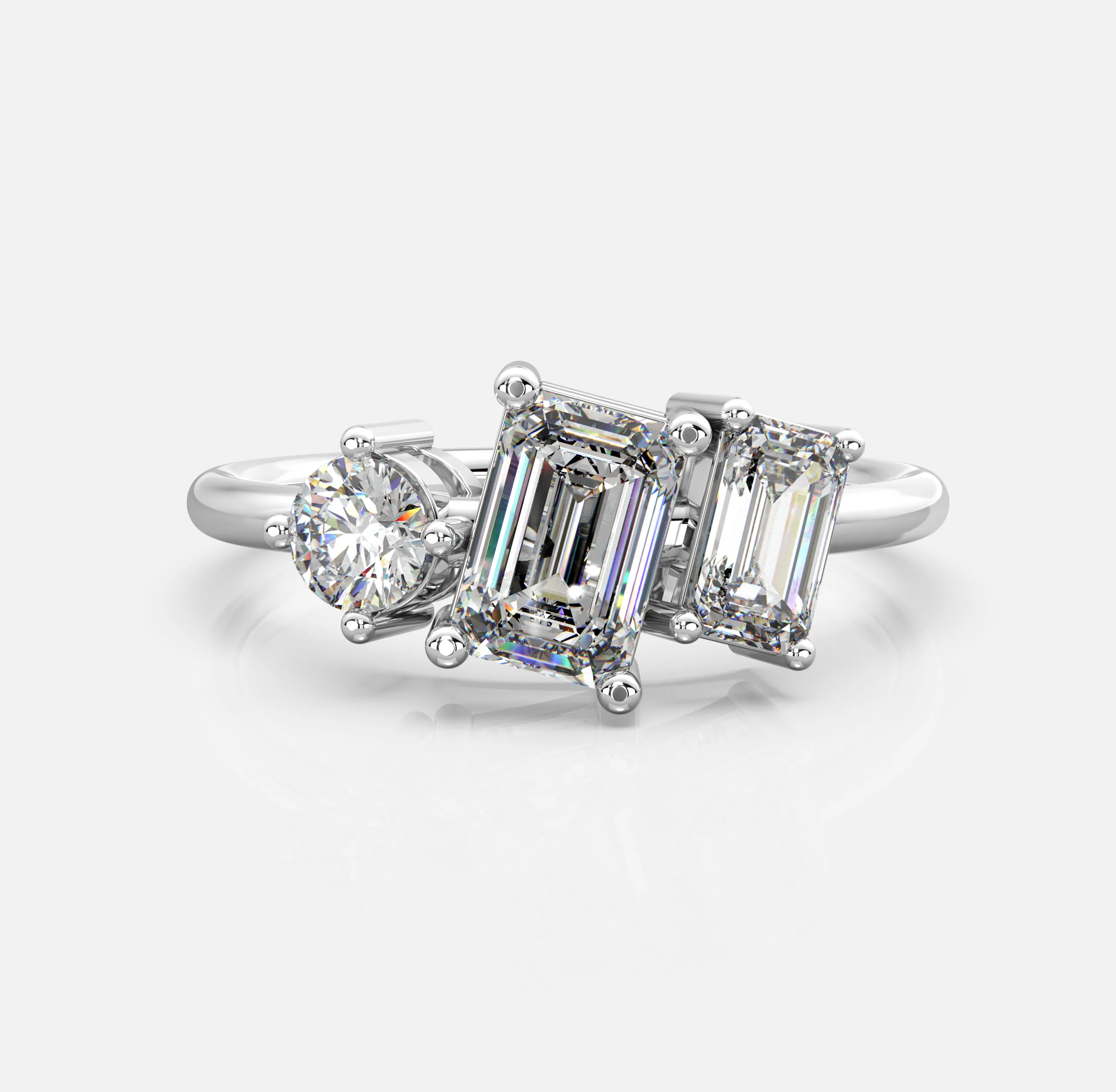 Trinity Glow Diamond Ring