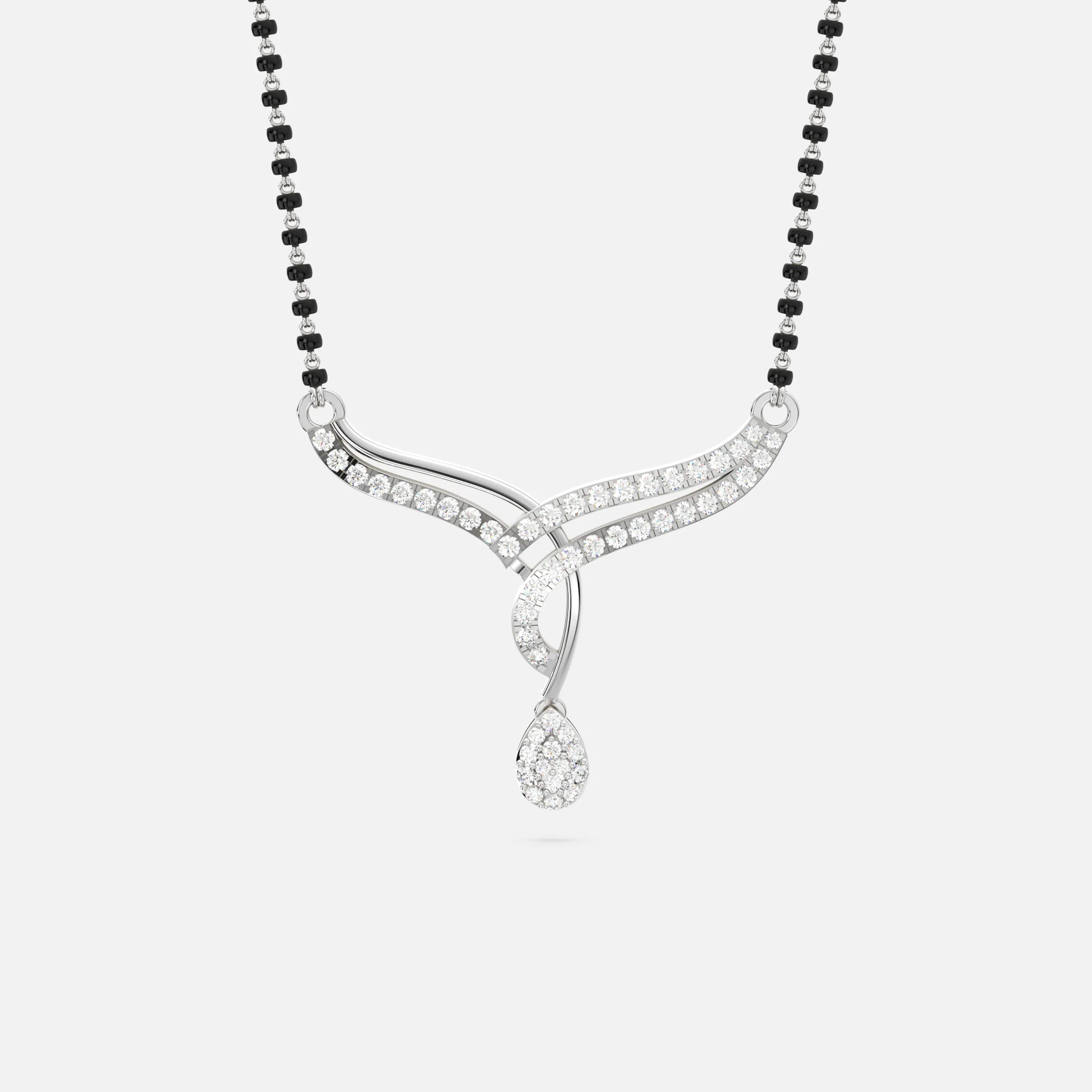 Twirl Grace Diamond Mangalsutra