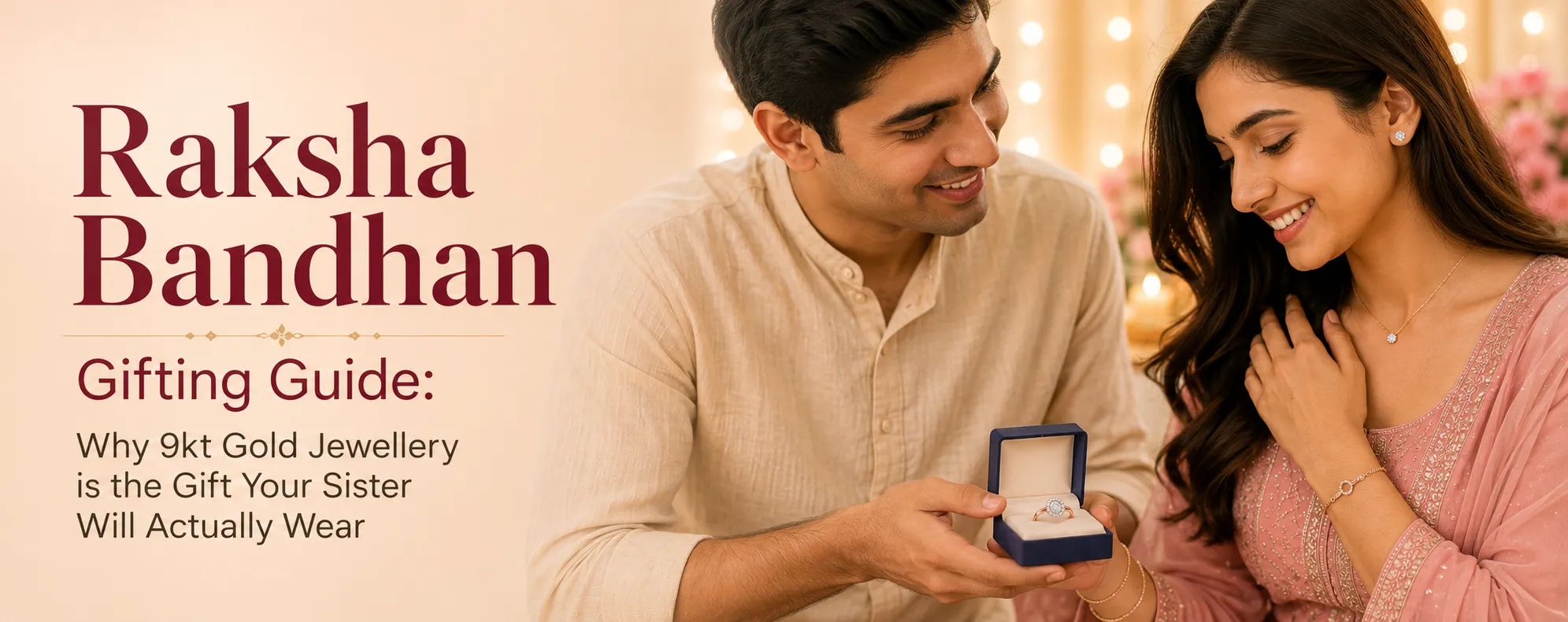 Raksha Bandhan Gifting Guide: Why 9kt Gold Jewellery is the Gift Your Sister Will Actually Wear