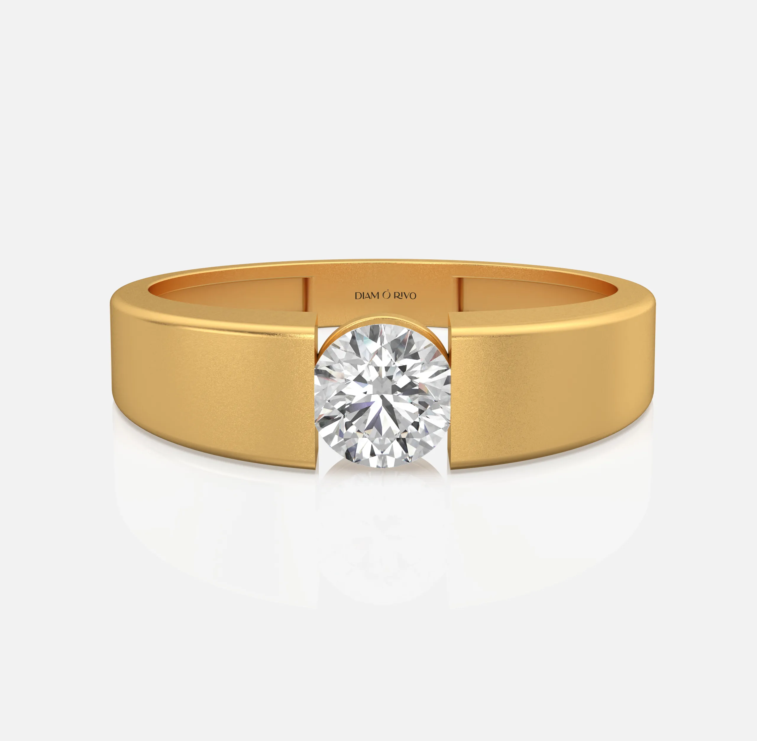 Split Edge Diamond Ring