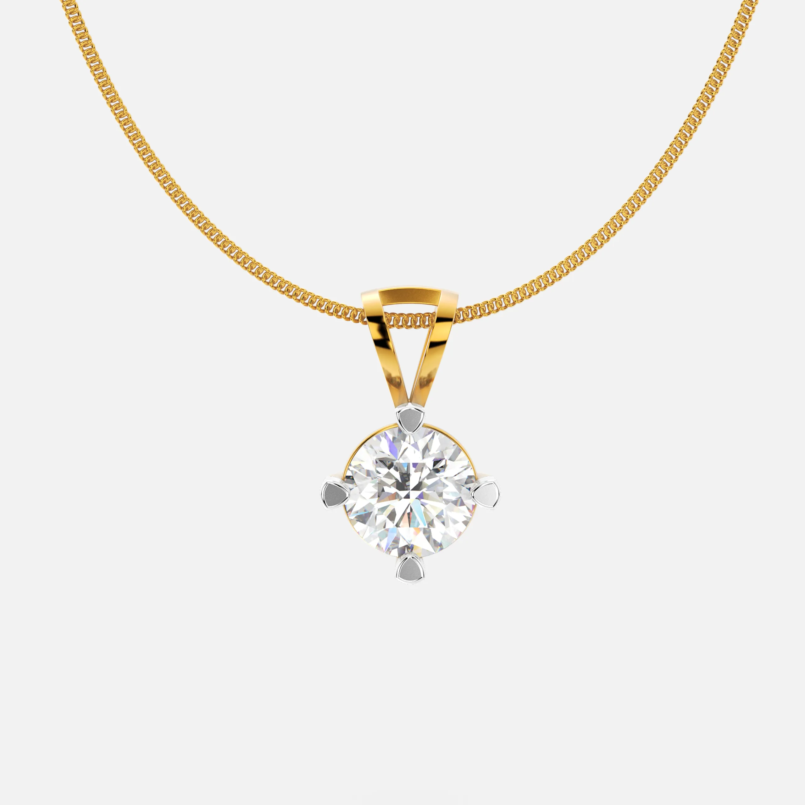 Luna Solitaire Pendant