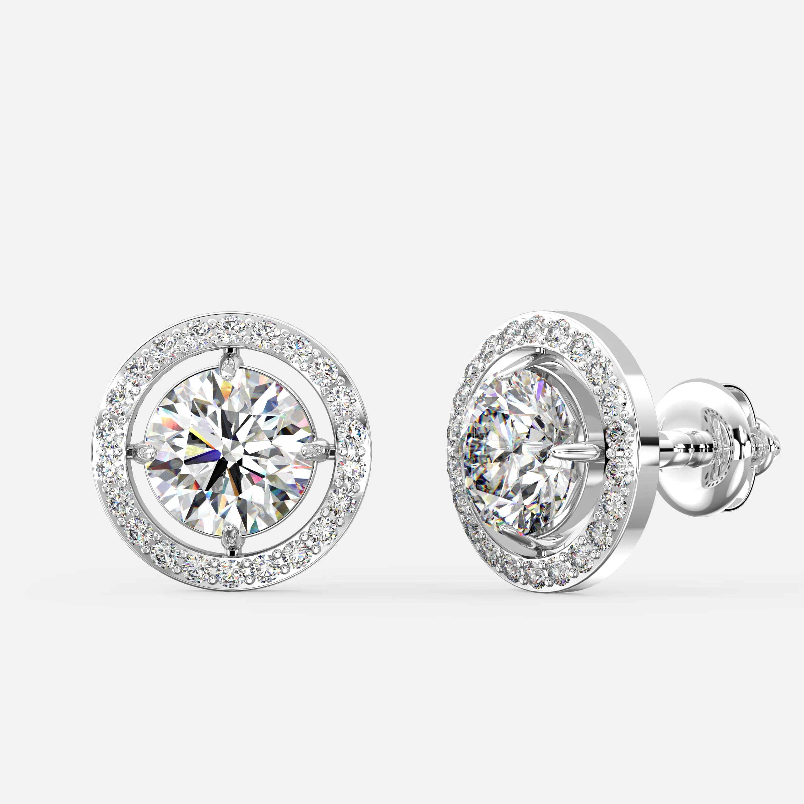 Classic Round Diamond Studs