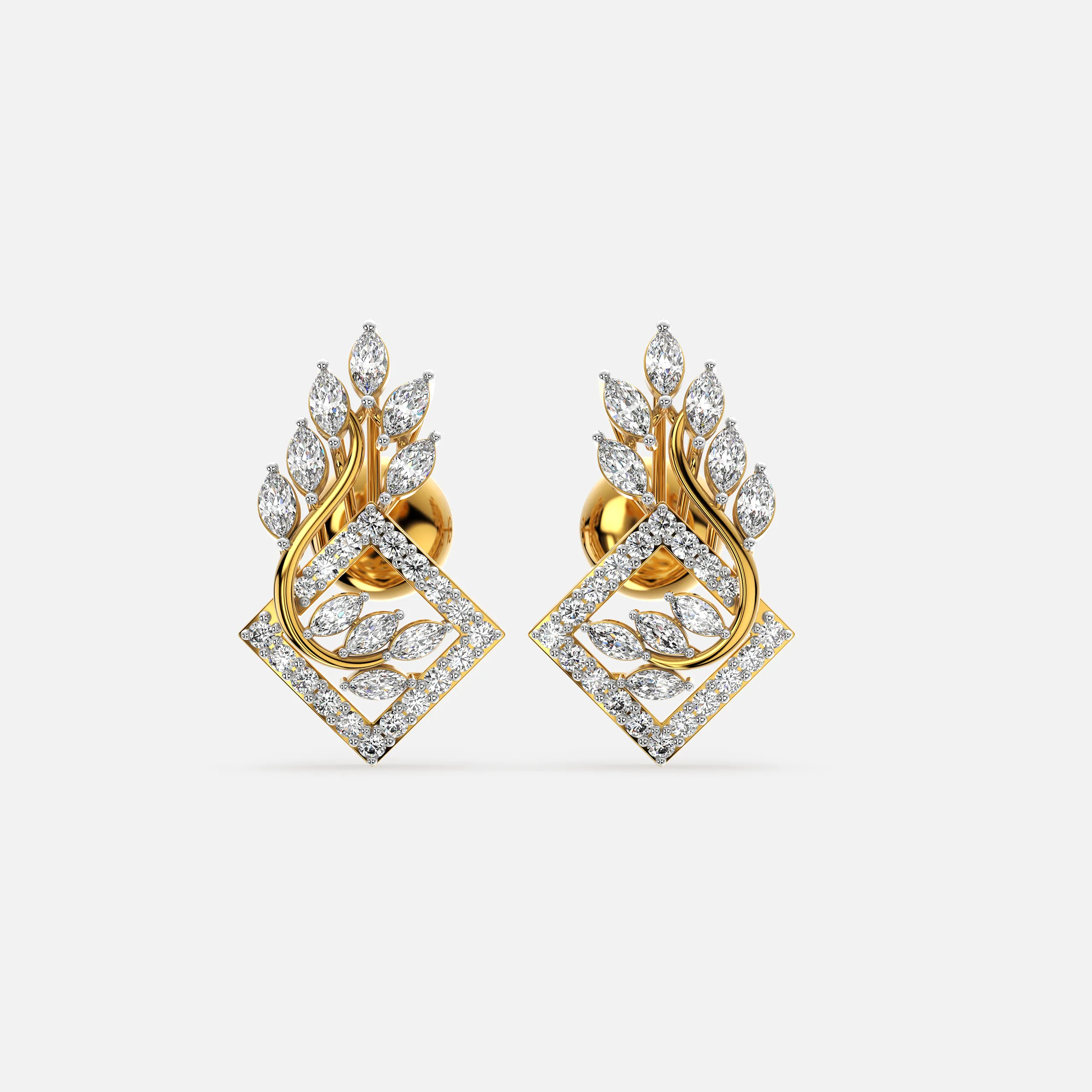 Dewleaf Diamond Earrings