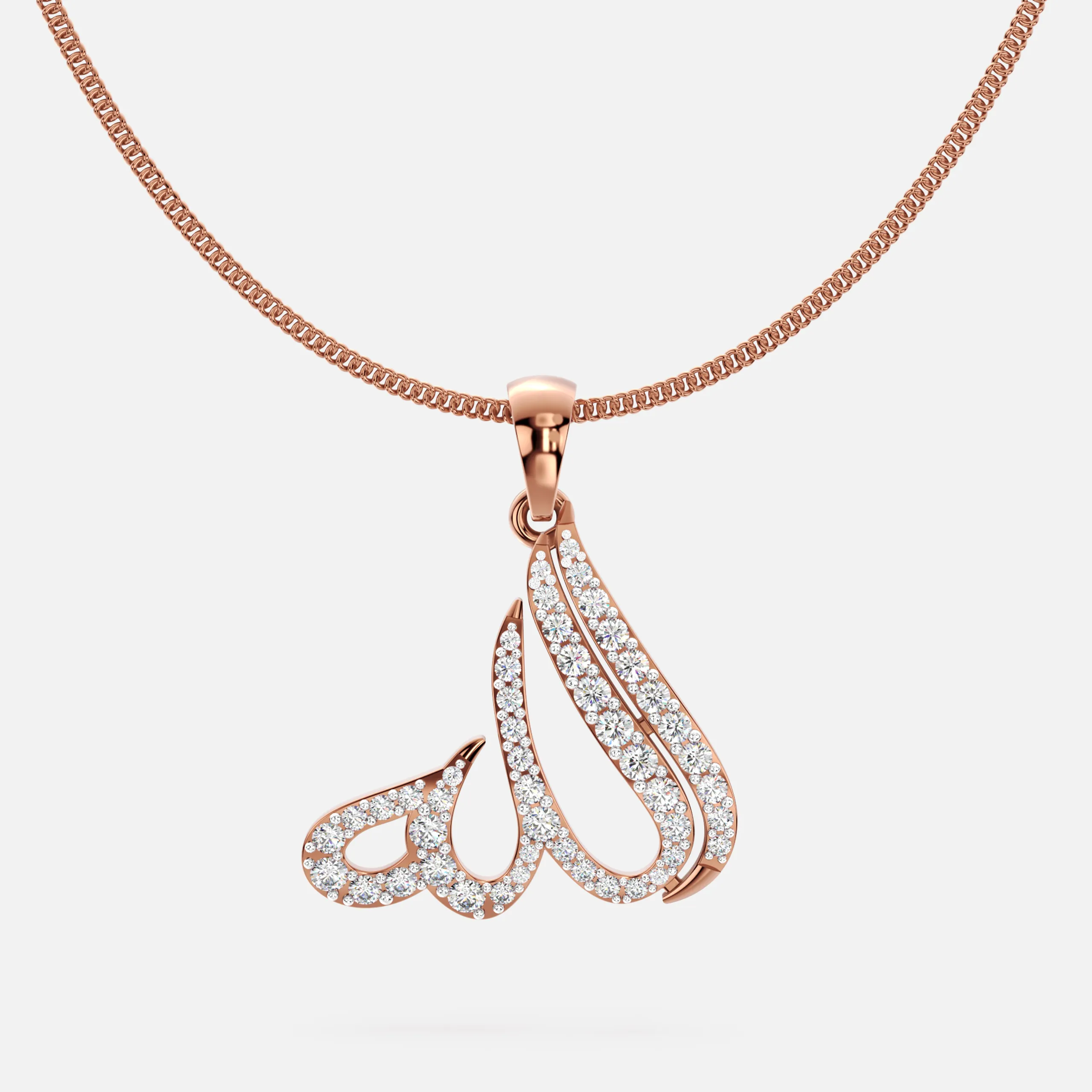 Divine Flow Diamond Pendant