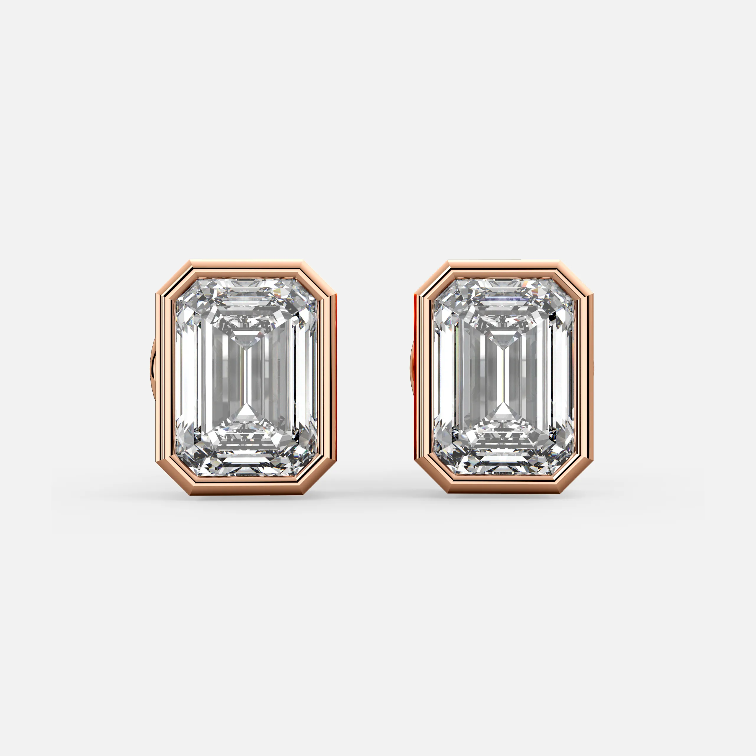 Regal Emerald Diamond Studs