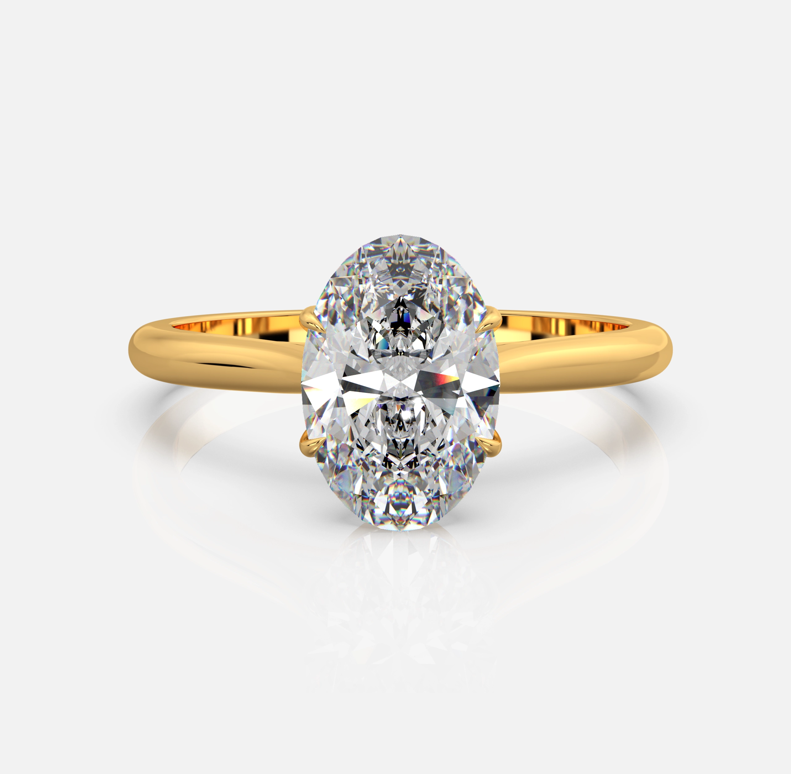 Radiance Oval Diamond Ring
