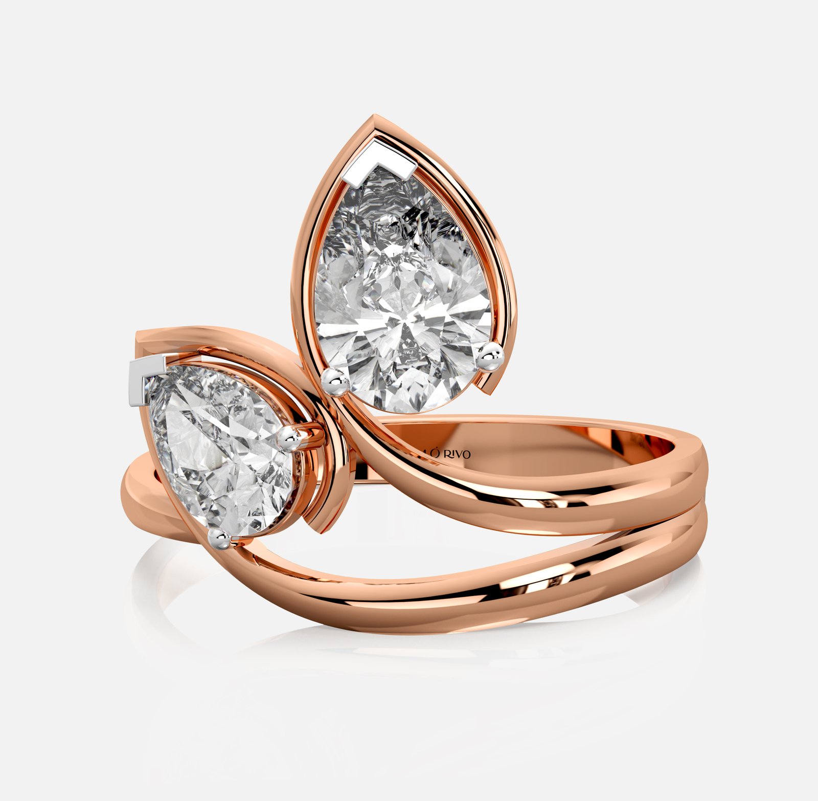 Twisting Vine Diamond Ring