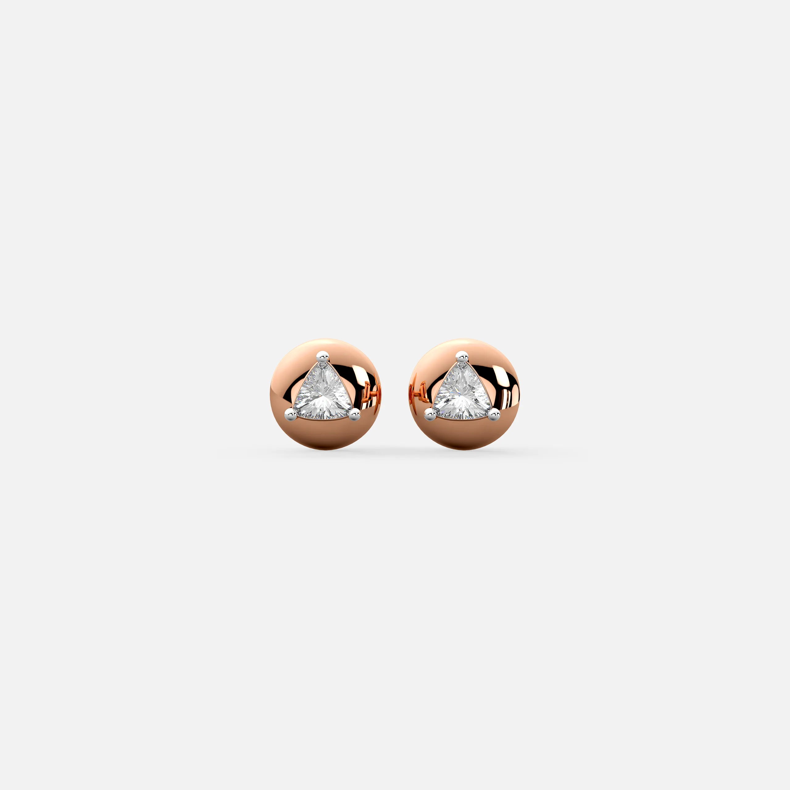 Trillion Bloom Diamond Earrings
