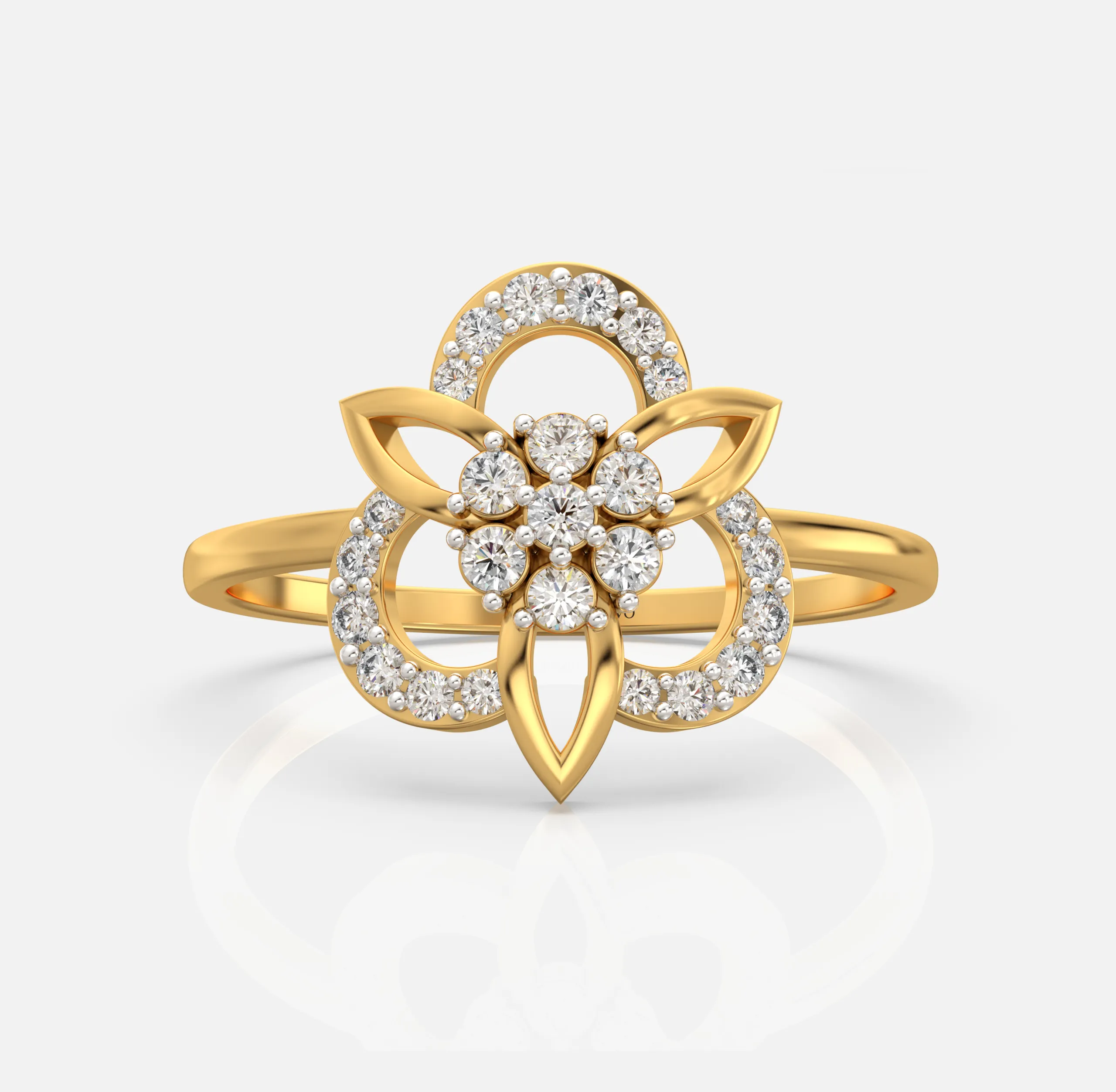Floral Bloom Diamond Ring
