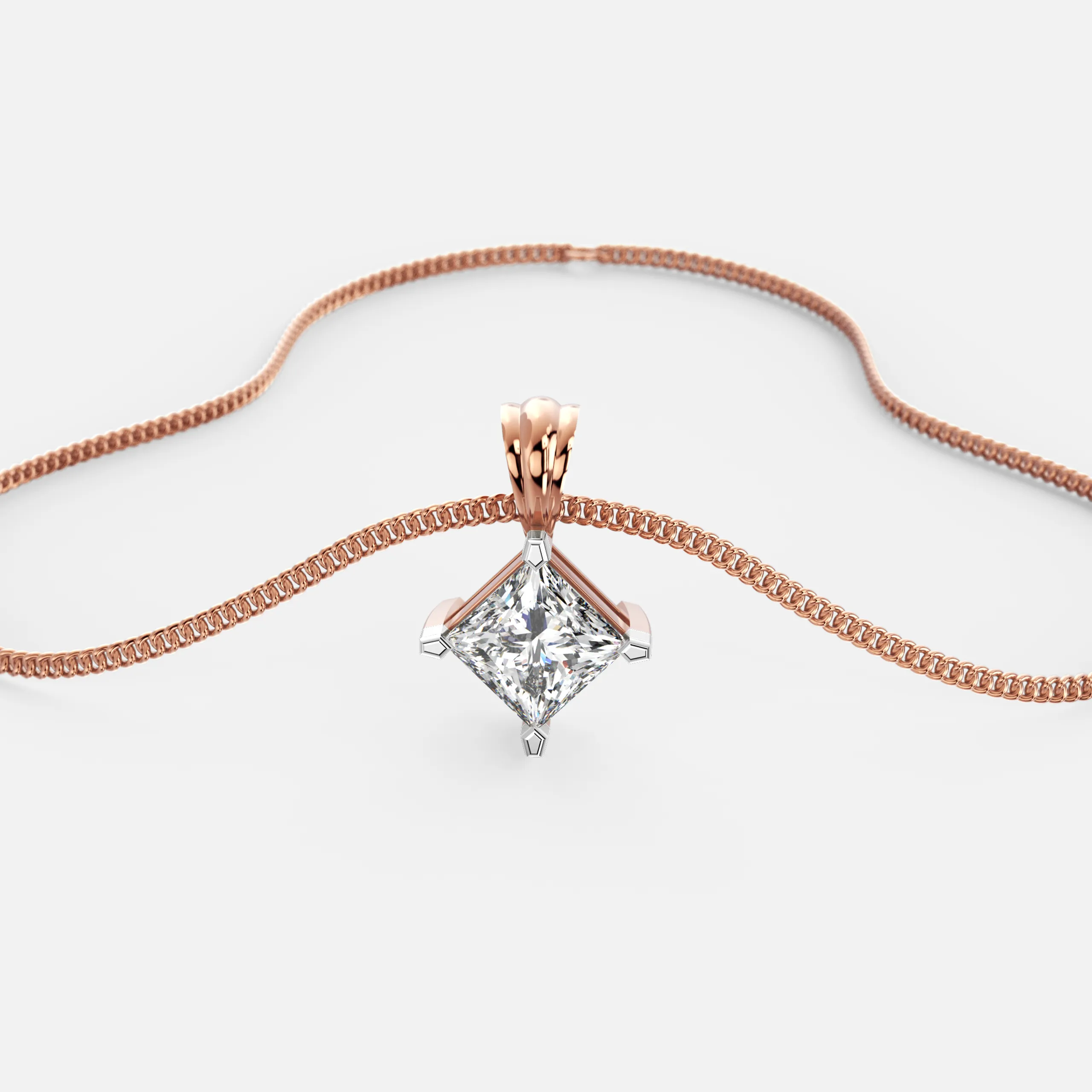 Allure Princess Diamond Pendant