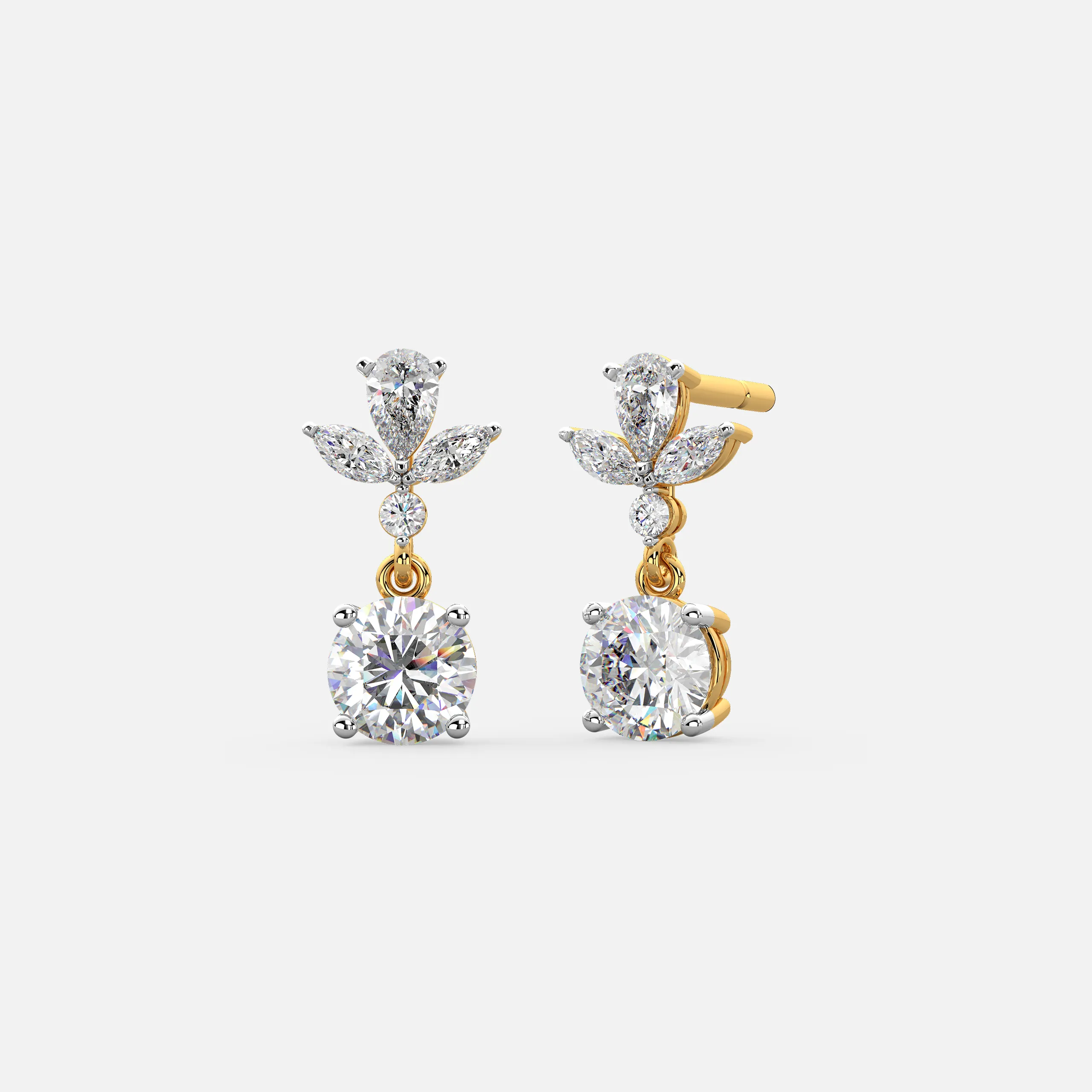 Flora Radiance Diamond Earrings