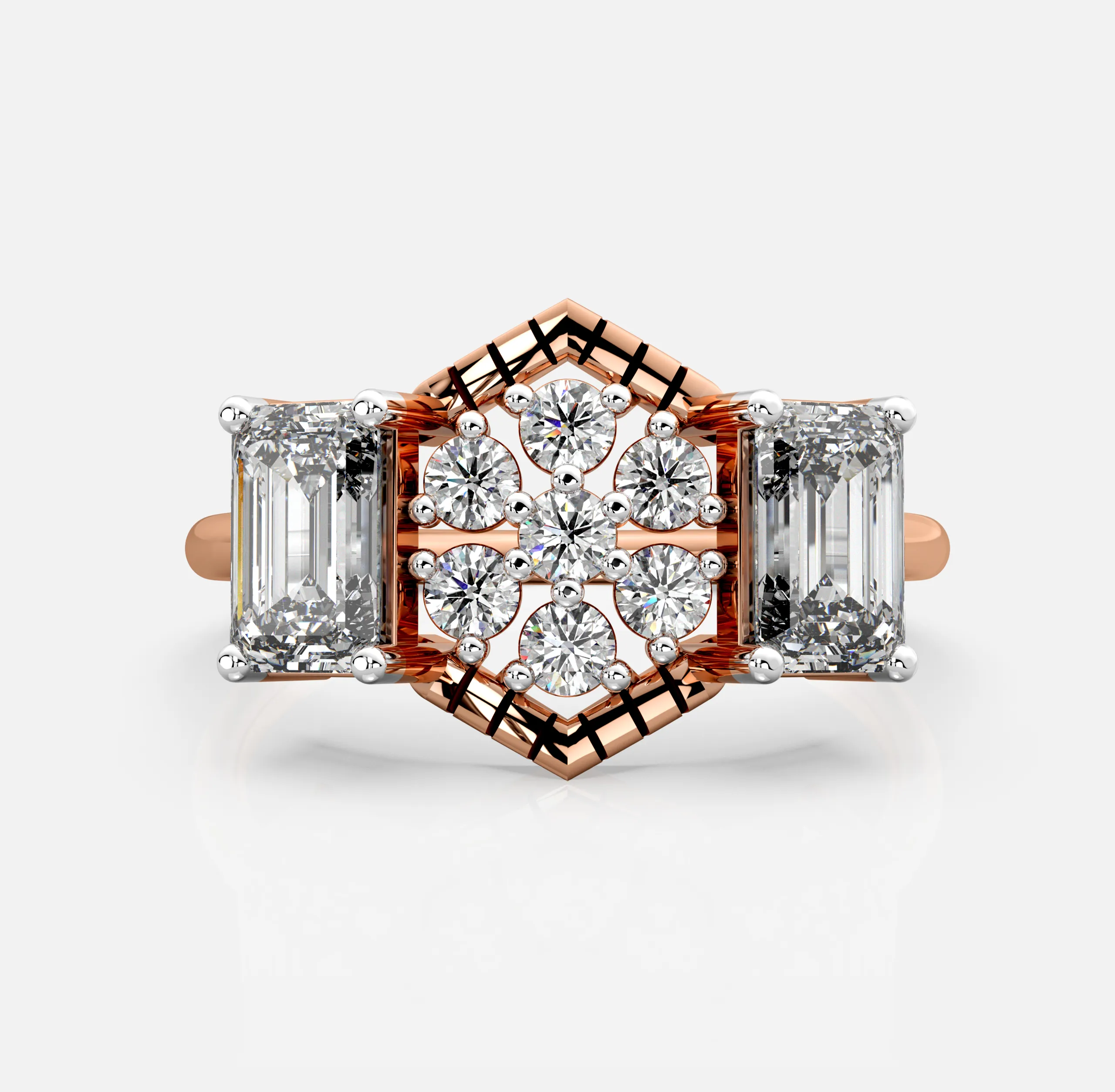 Cresta Bloom Diamond Ring