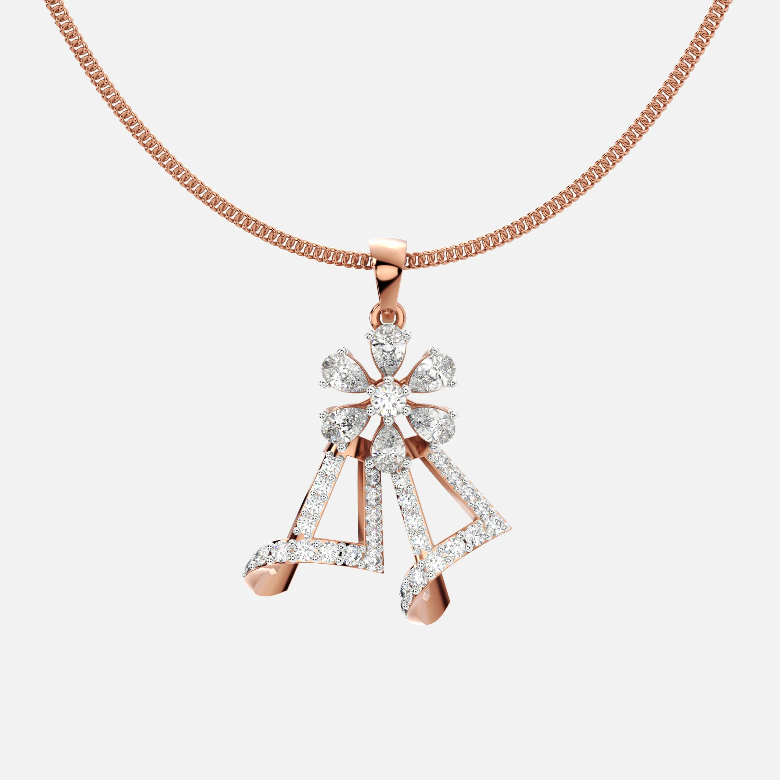 Bloomspire Diamond Pendant