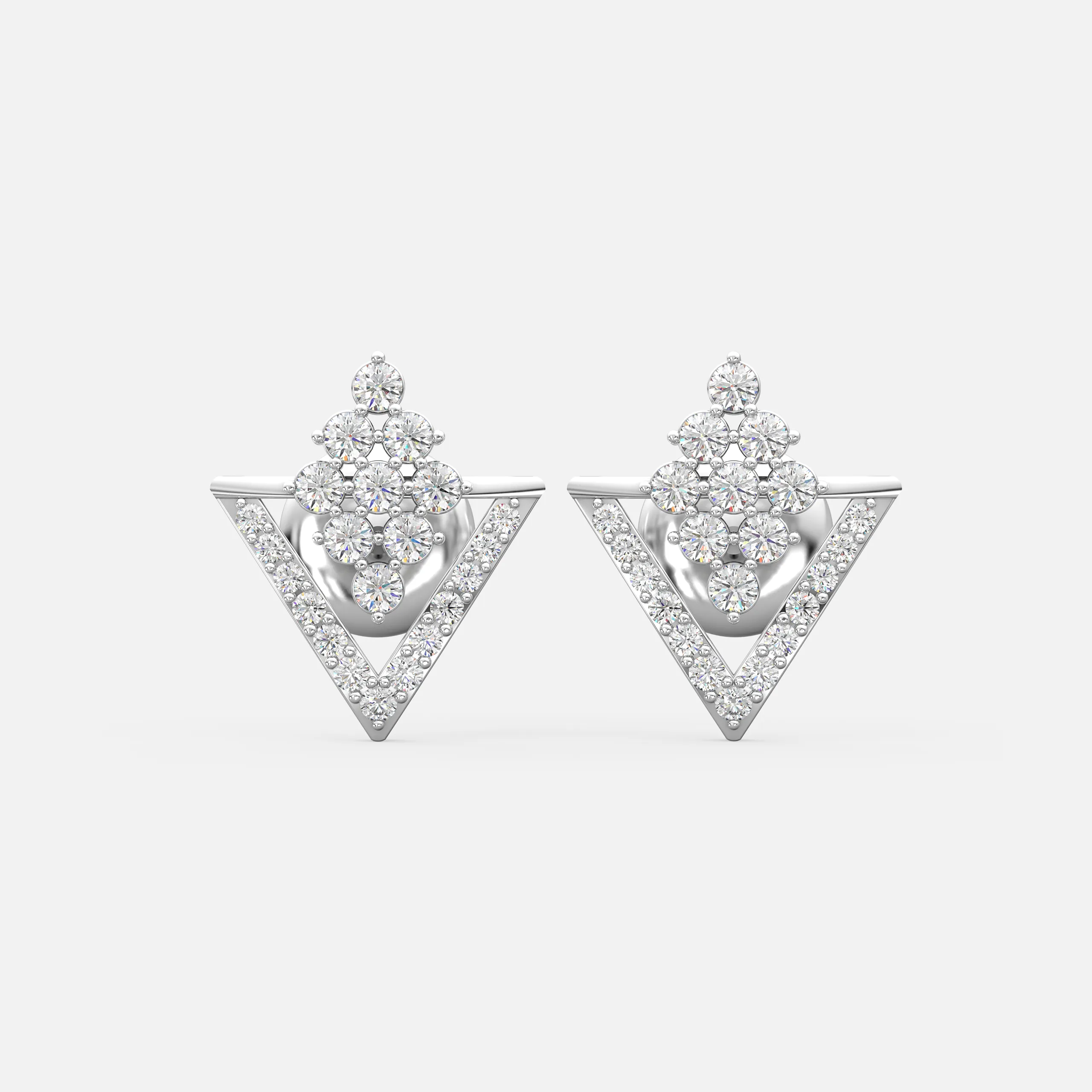 Radiant Delta Earrings