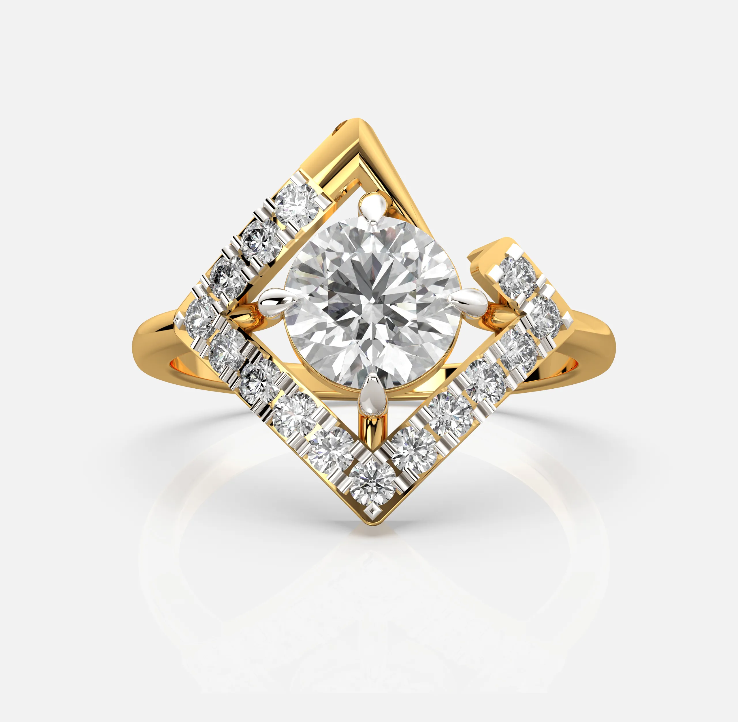 Diamond Matrix Ring
