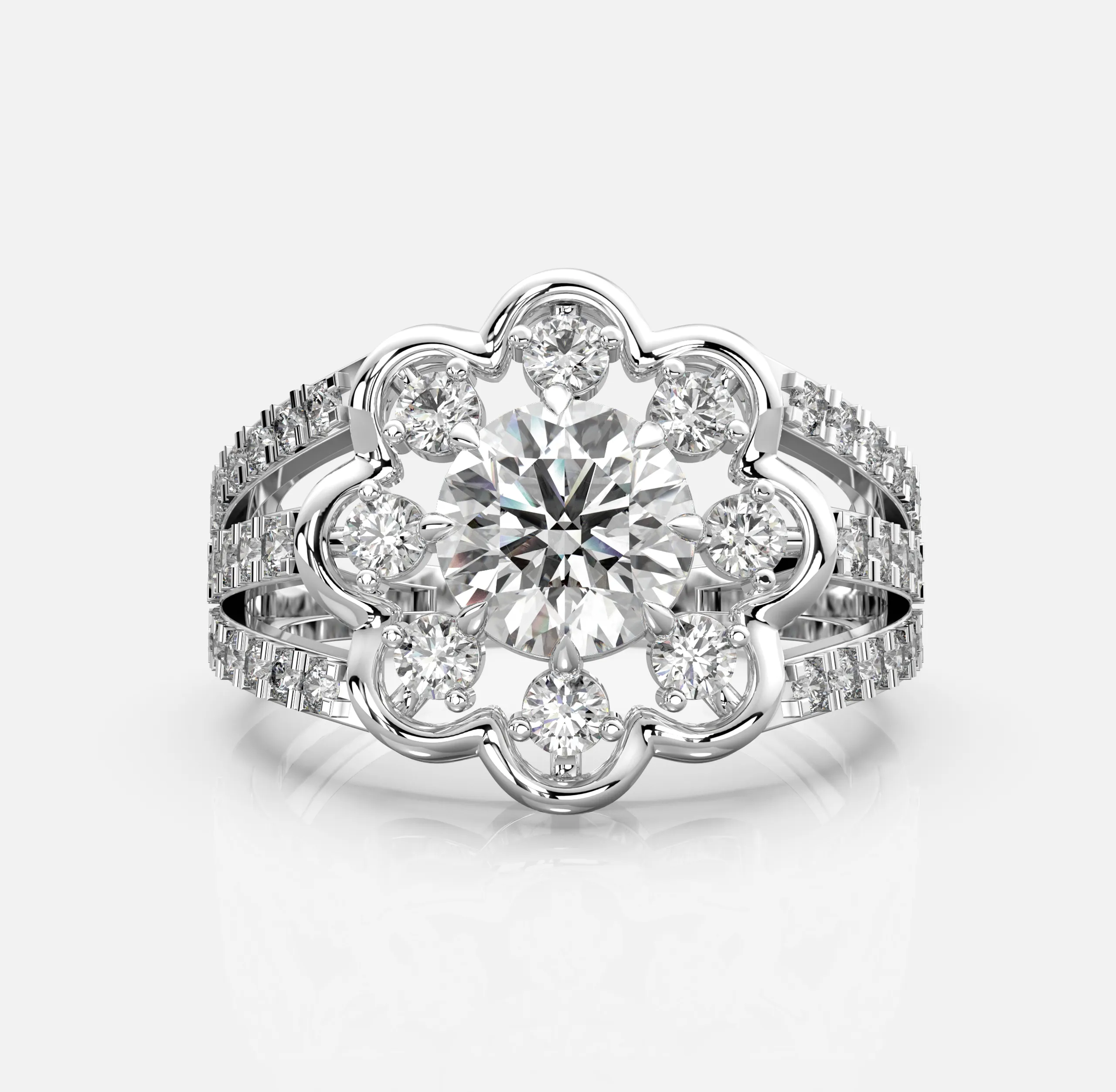 Bloom Crest Ring