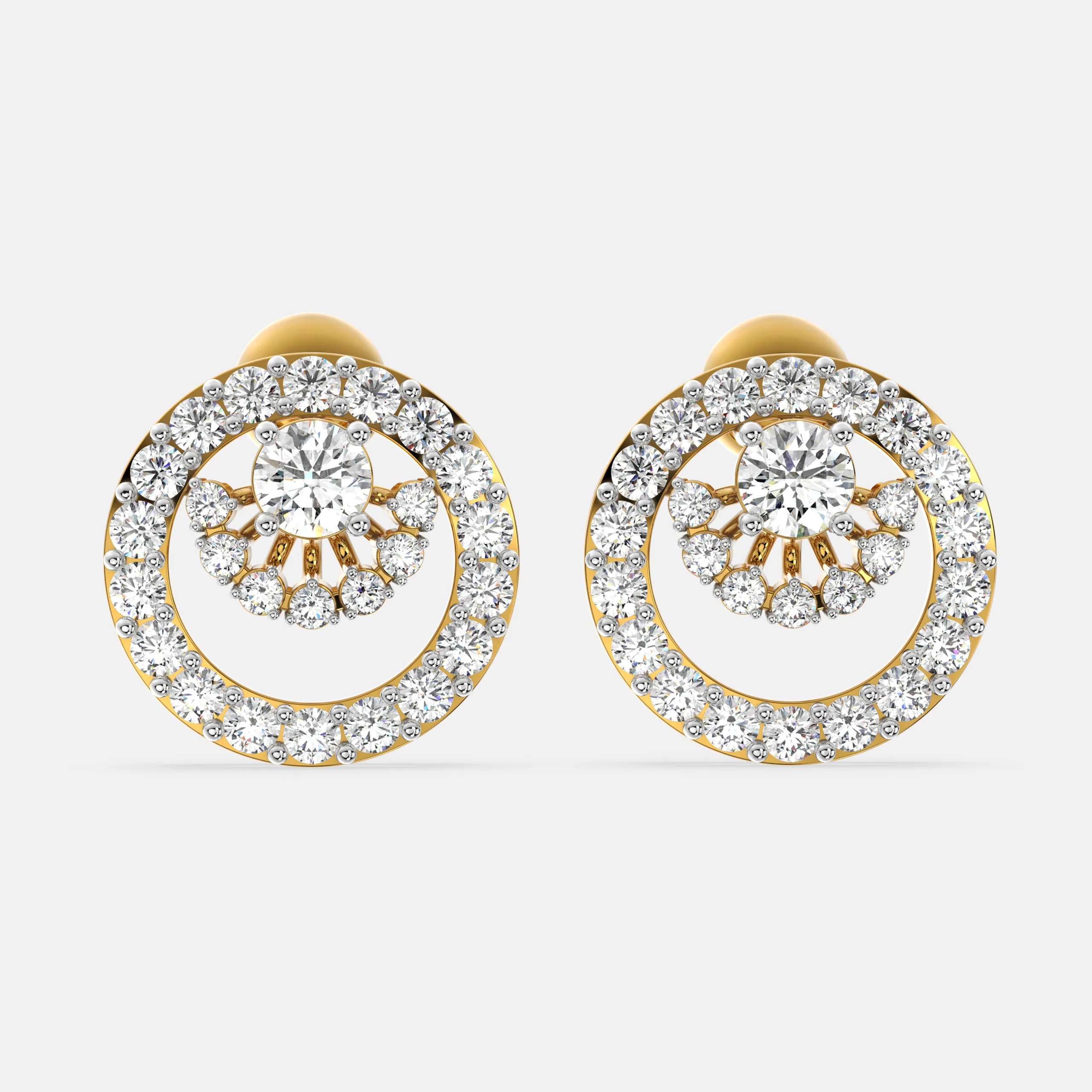 Luna Aura Diamond Earrings