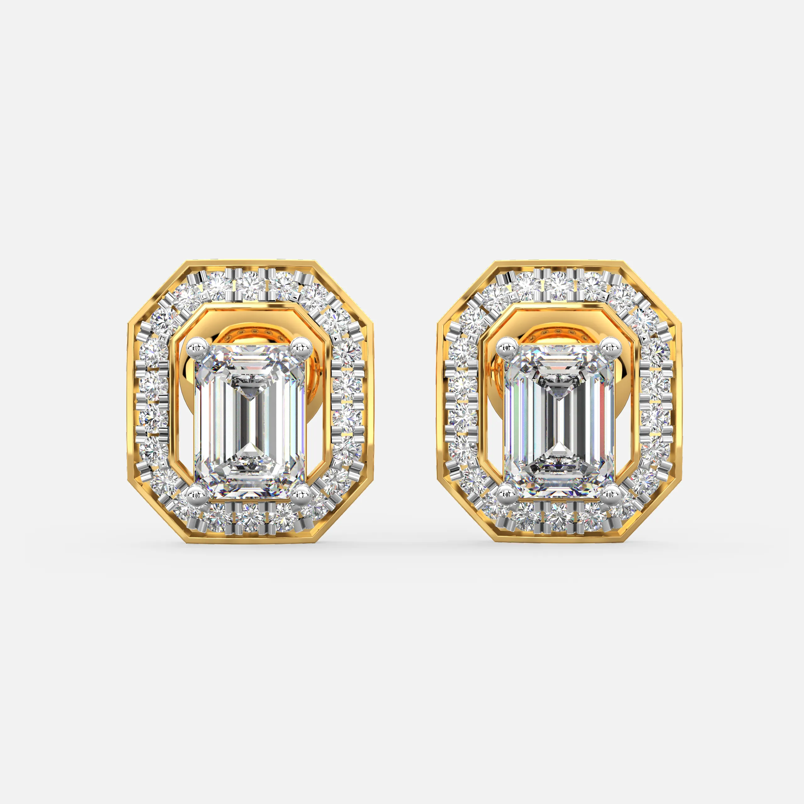 Imperial Frame Diamond Earrings