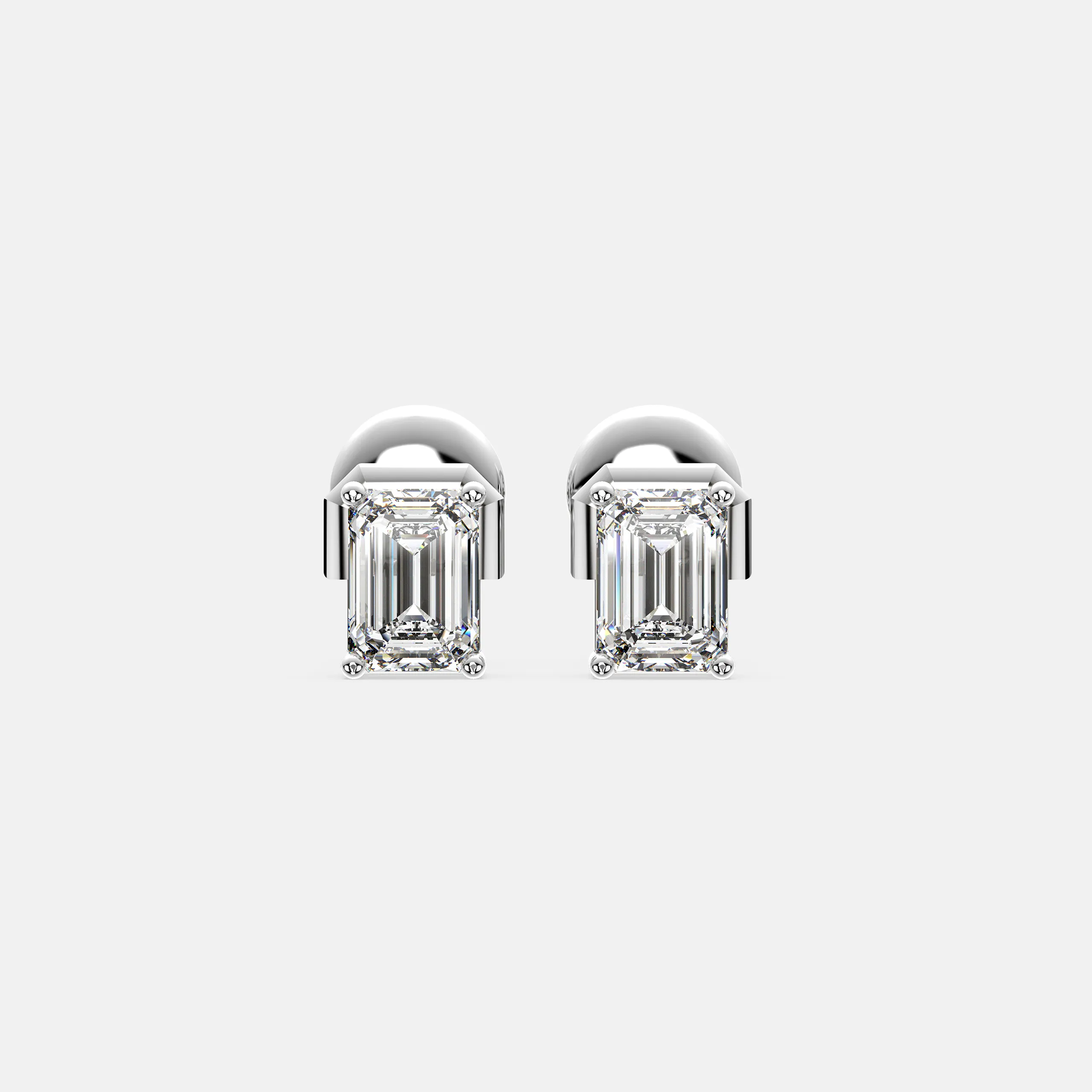 Emerald Frame Earrings