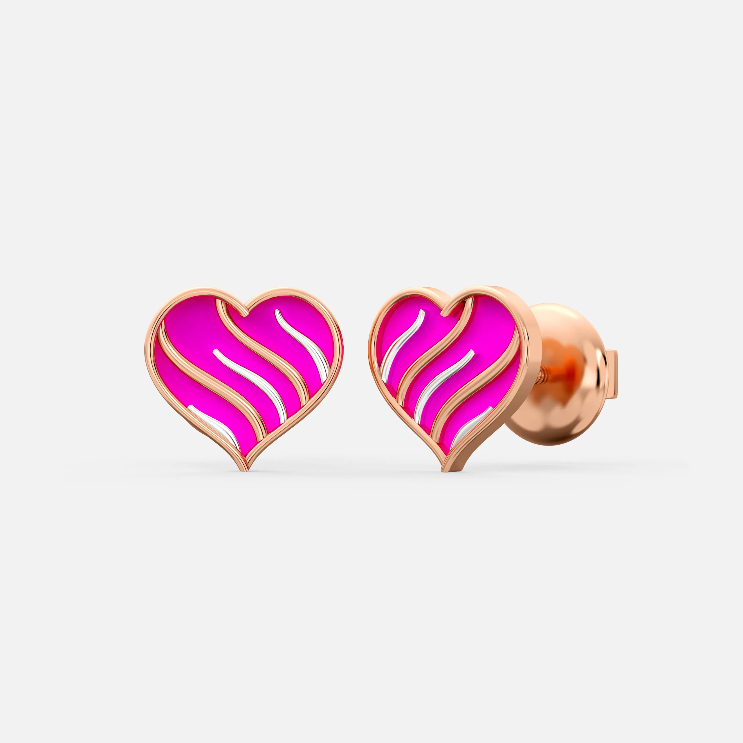 Amoura Wave Heart Earring