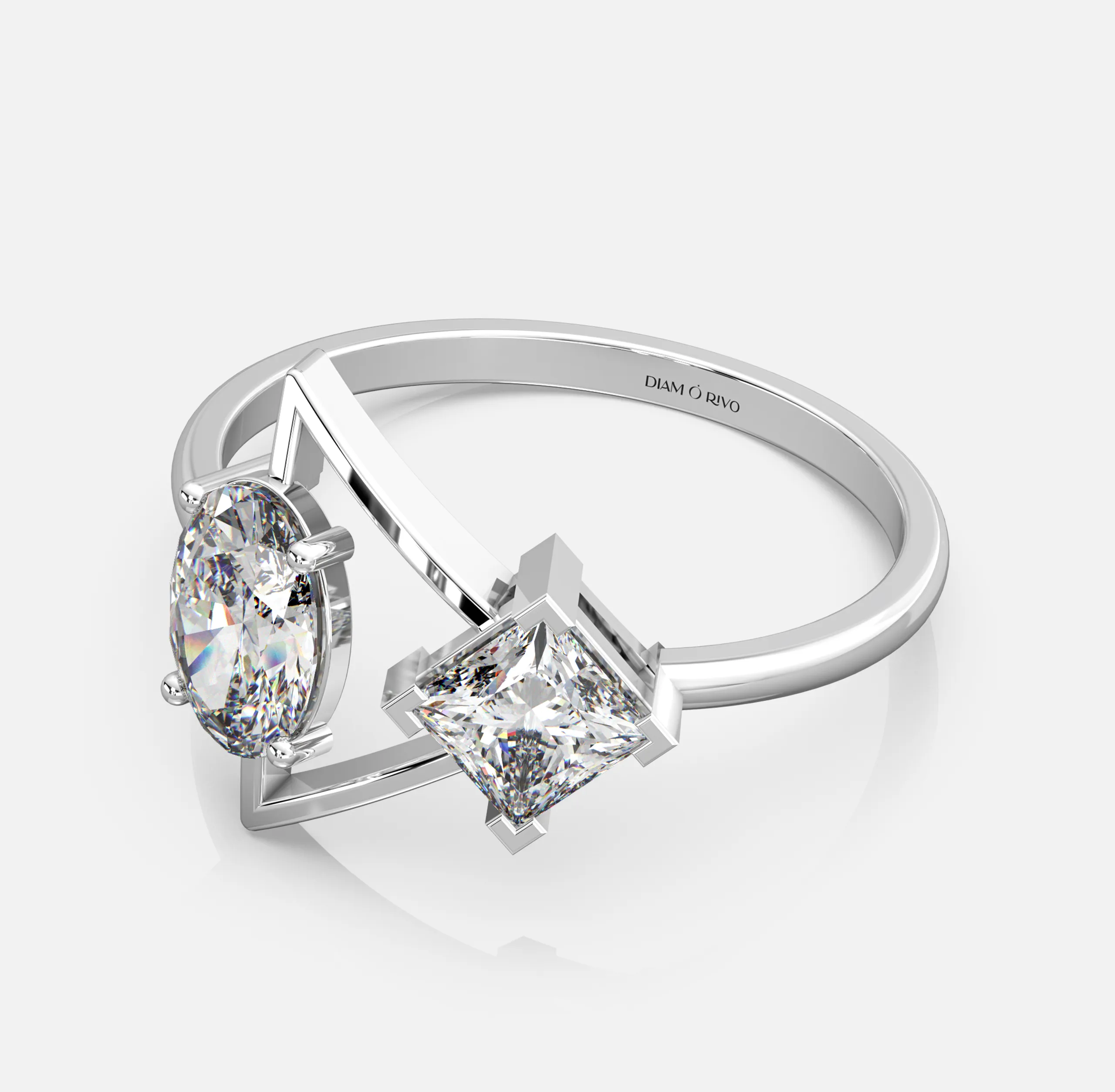 Aurora Duo Diamond Ring