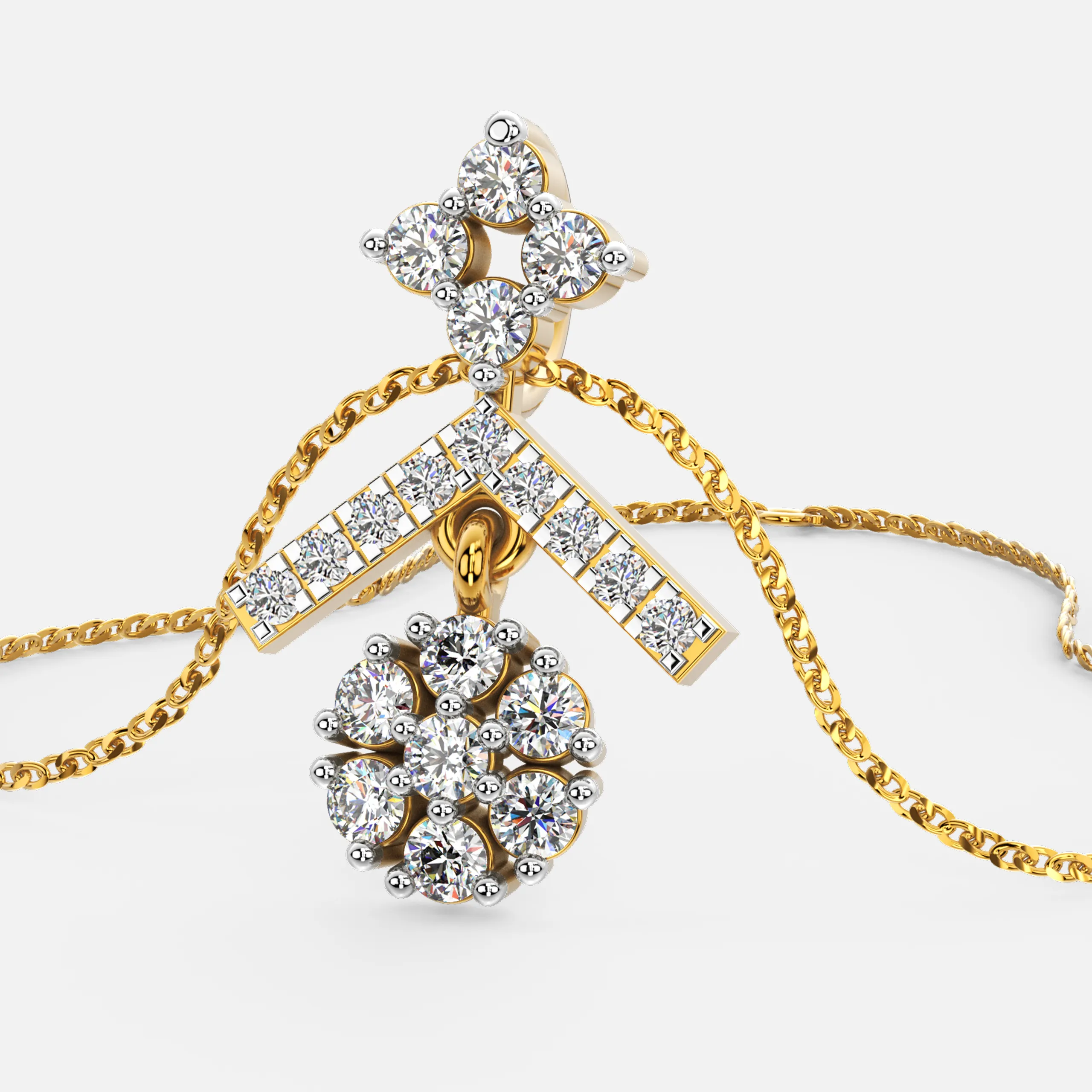Victorian Grace Diamond Pendant
