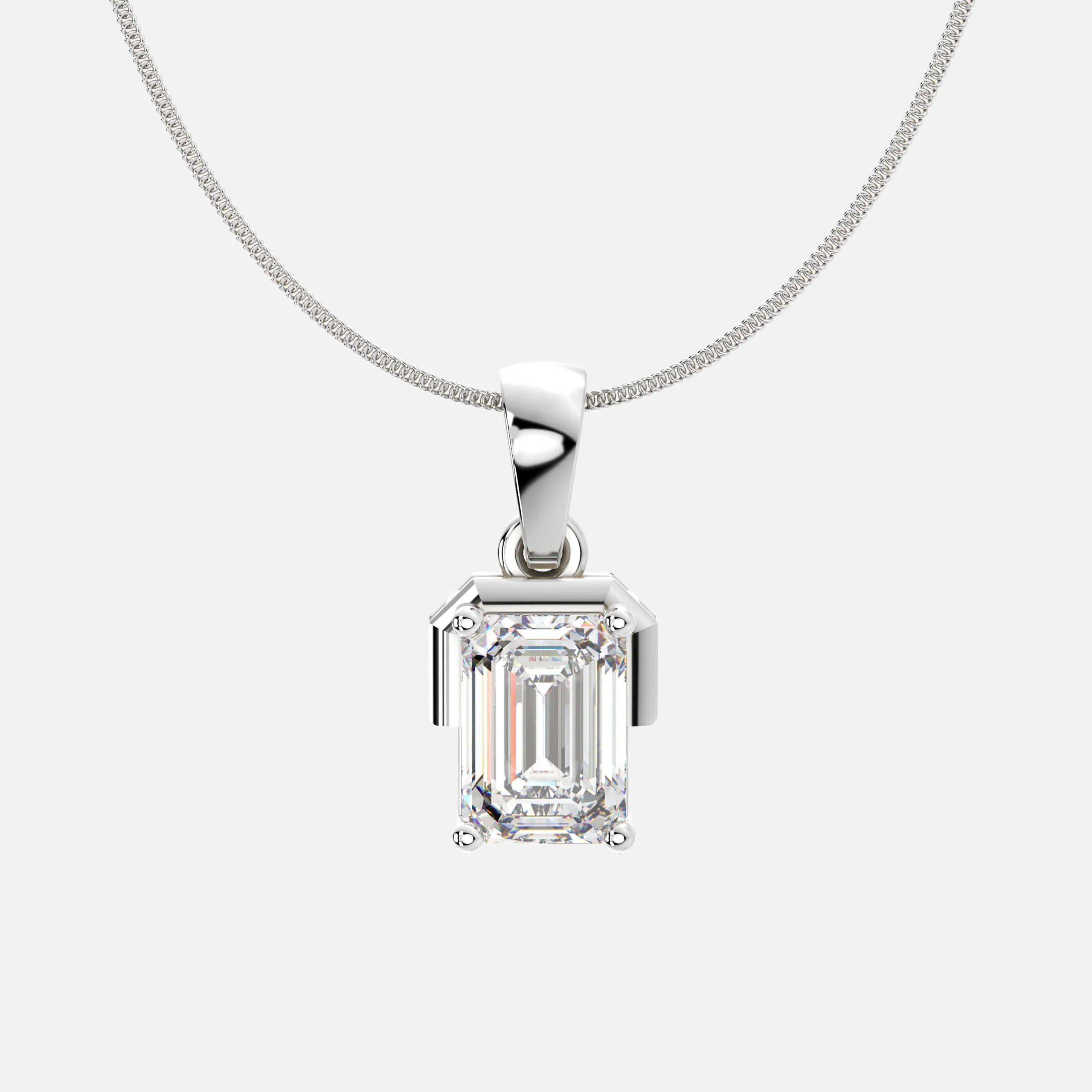 Emerald Frame Pendant