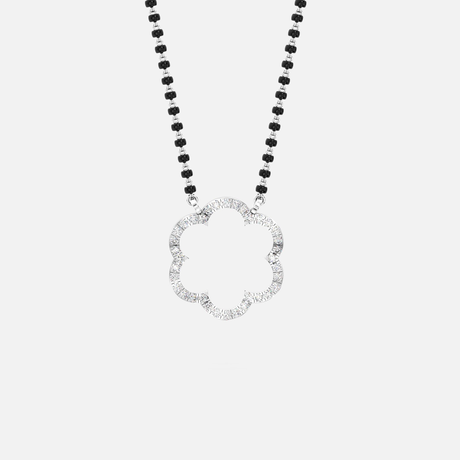 Floral Bloom Diamond Mangalsutra