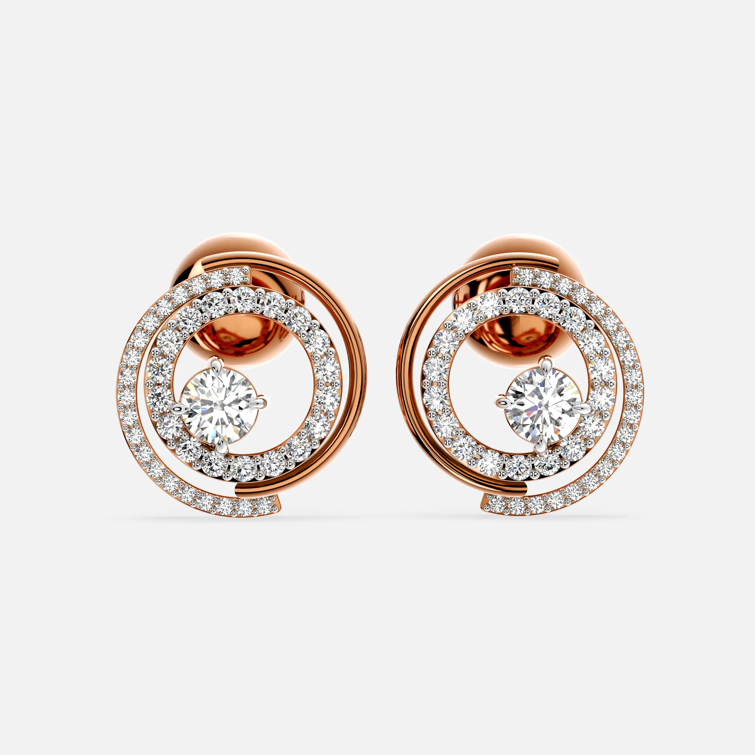 Celestial Orbit Diamond Earrings