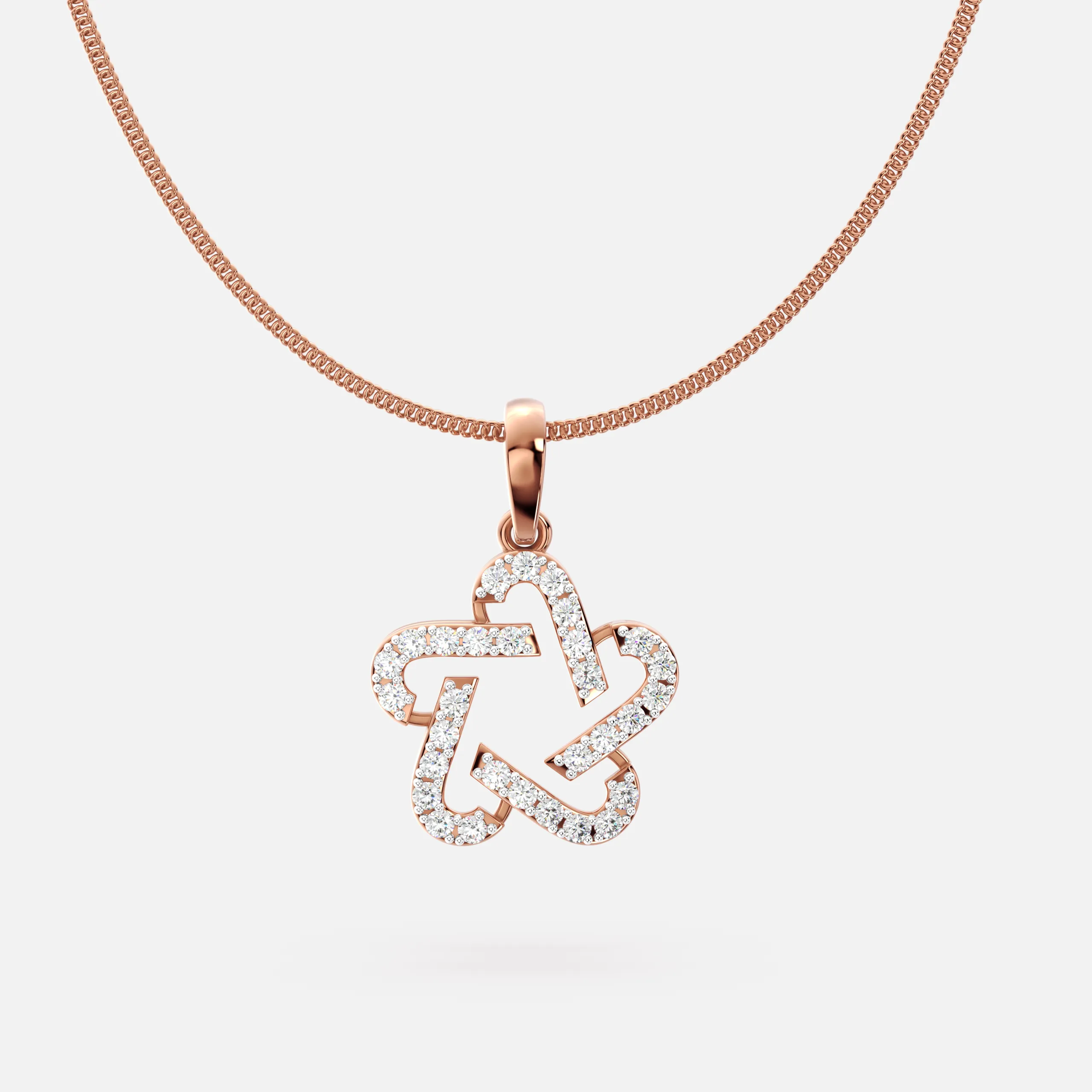 Celestial Heart Knot Pendant