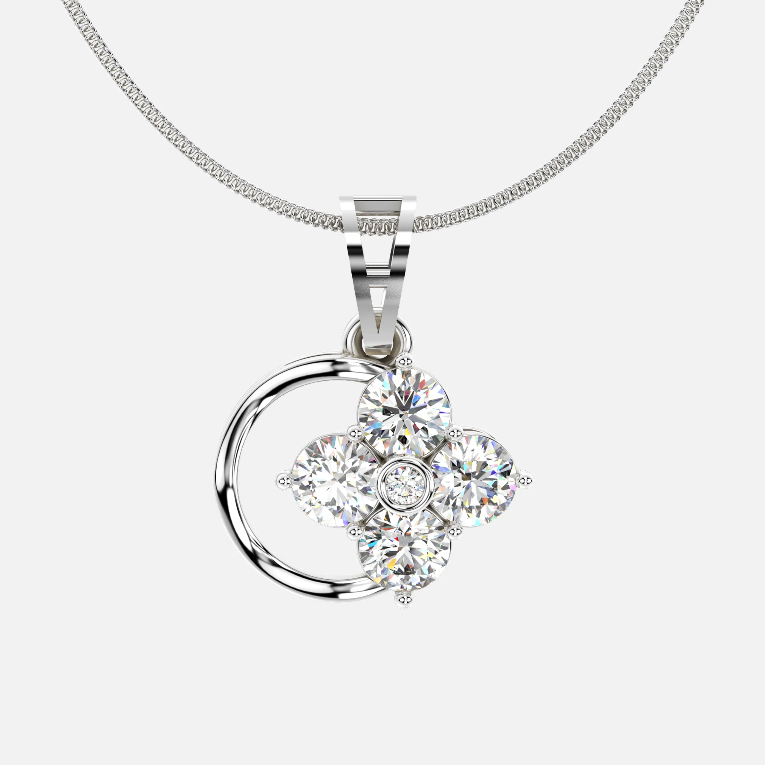 Gold Wish Diamond Pendant