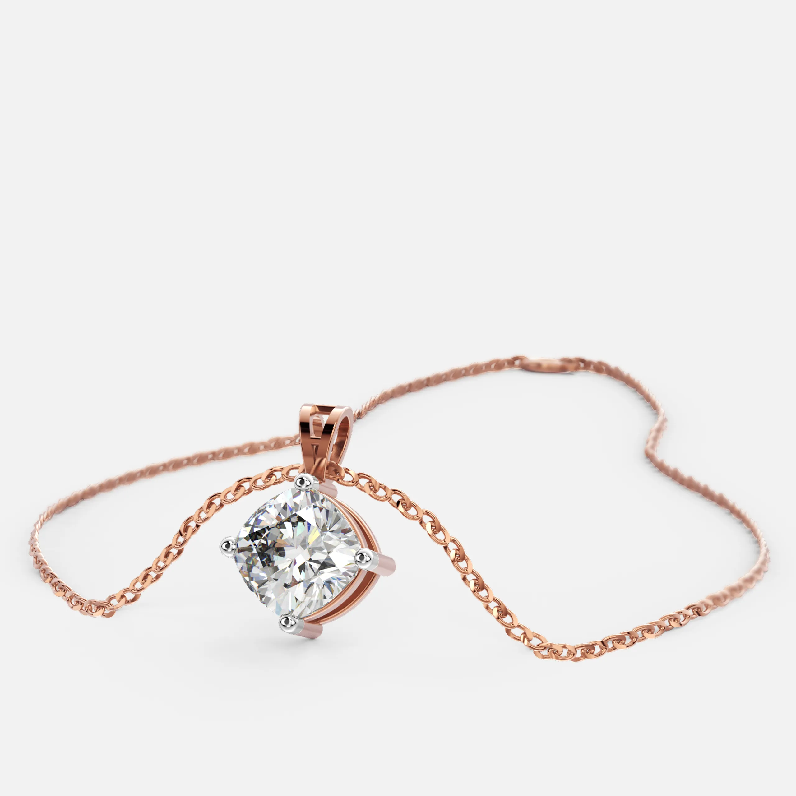 Solitaire Diamond Pendant
