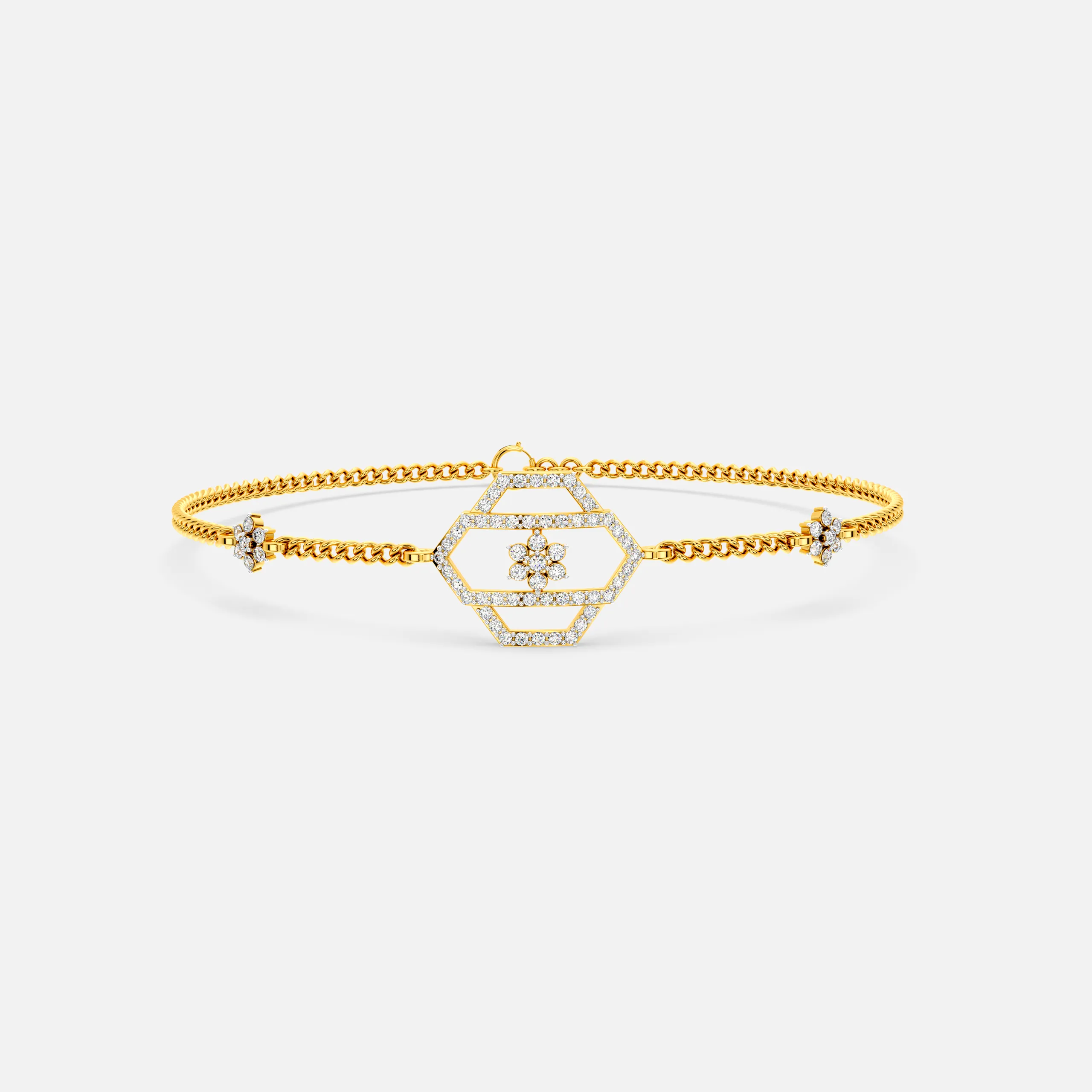 Hex Aura Diamond Bracelet