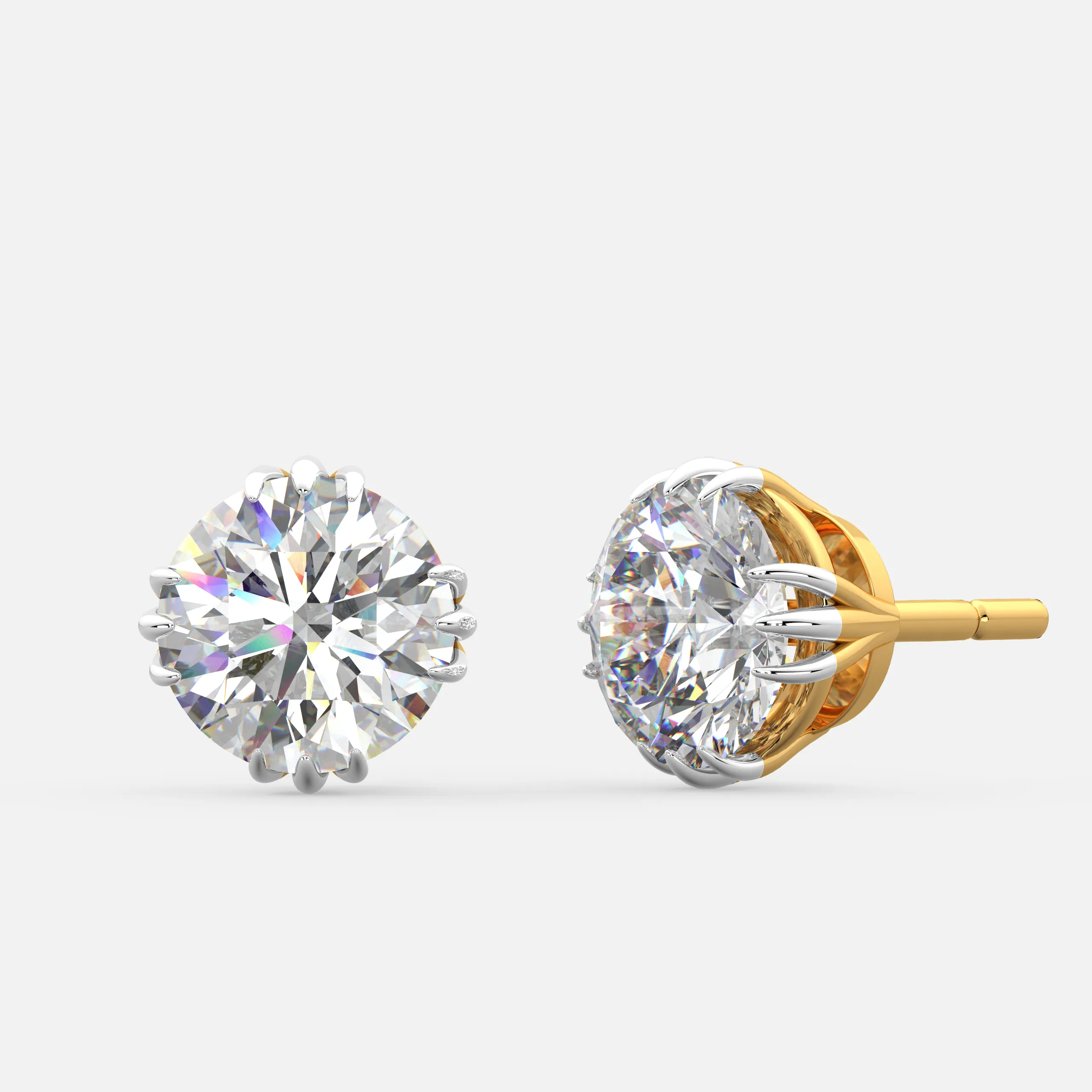 Solitaire Glow Studs