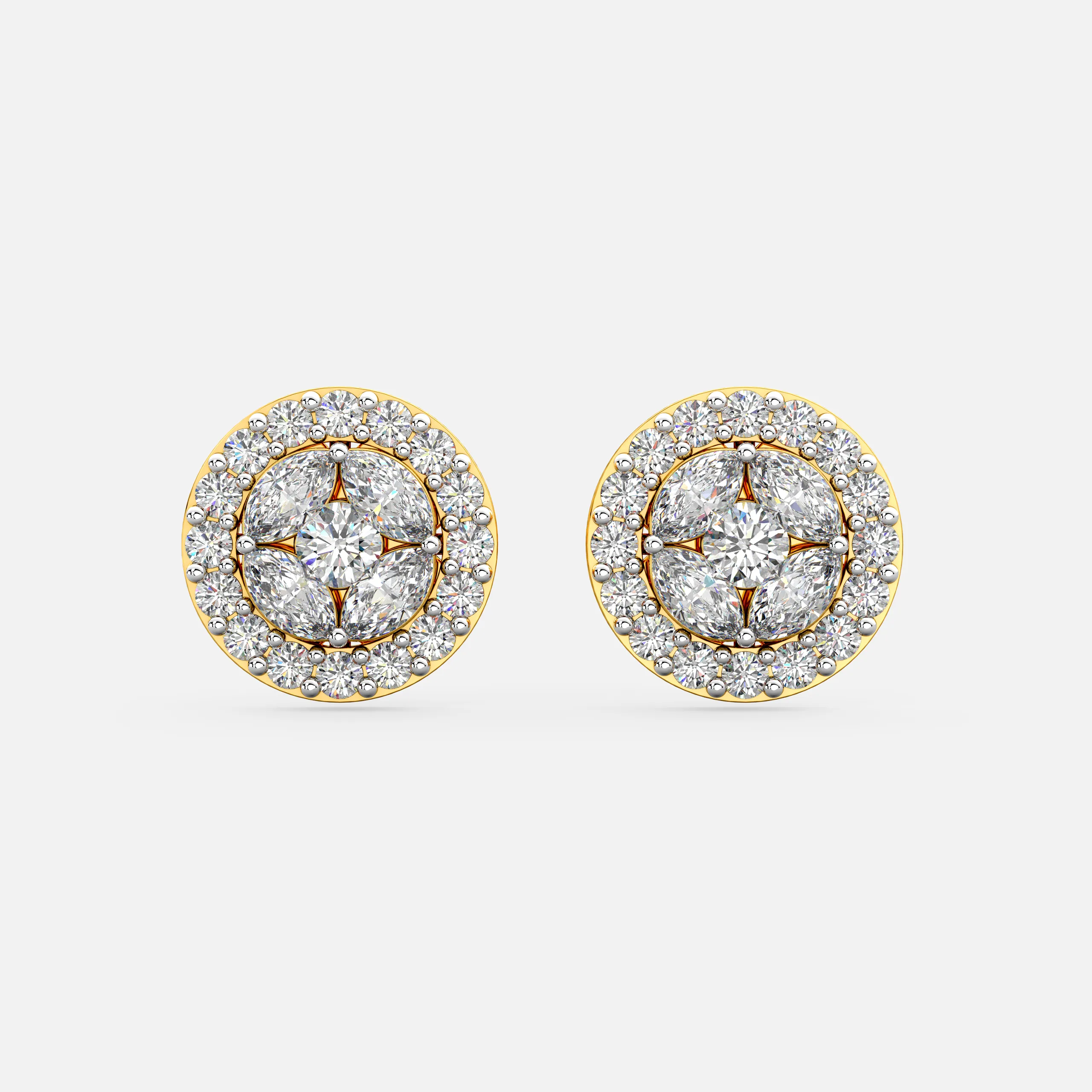Celestial Bloom Diamond Earrings