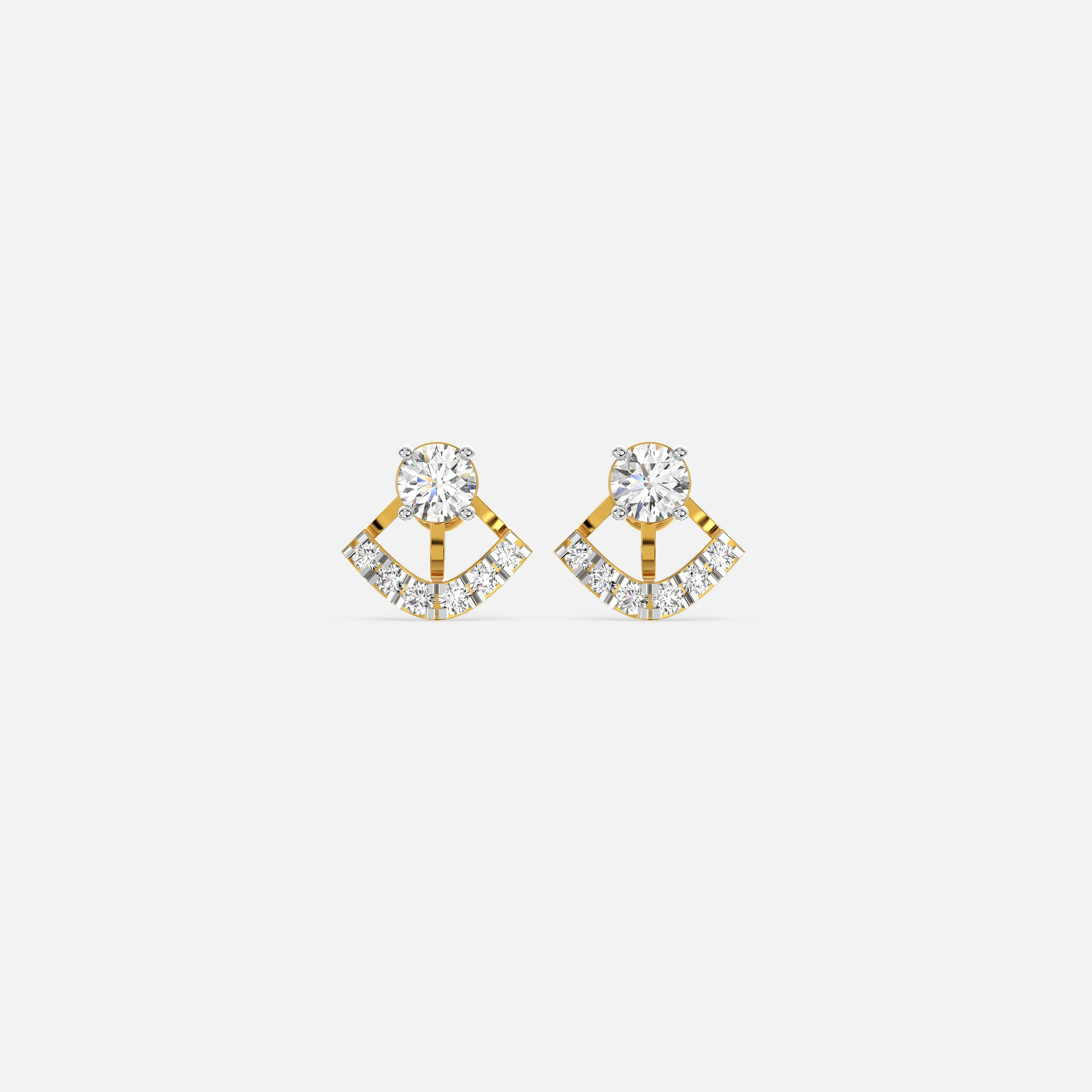 Celeste Arc Diamond Earrings