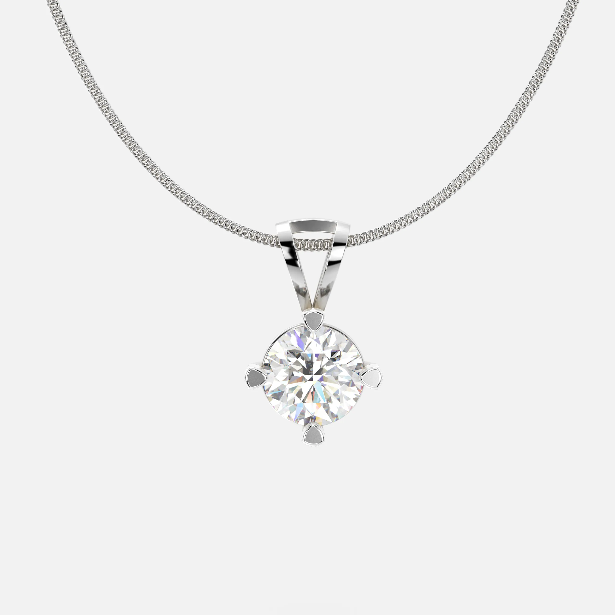 Luna Solitaire Pendant