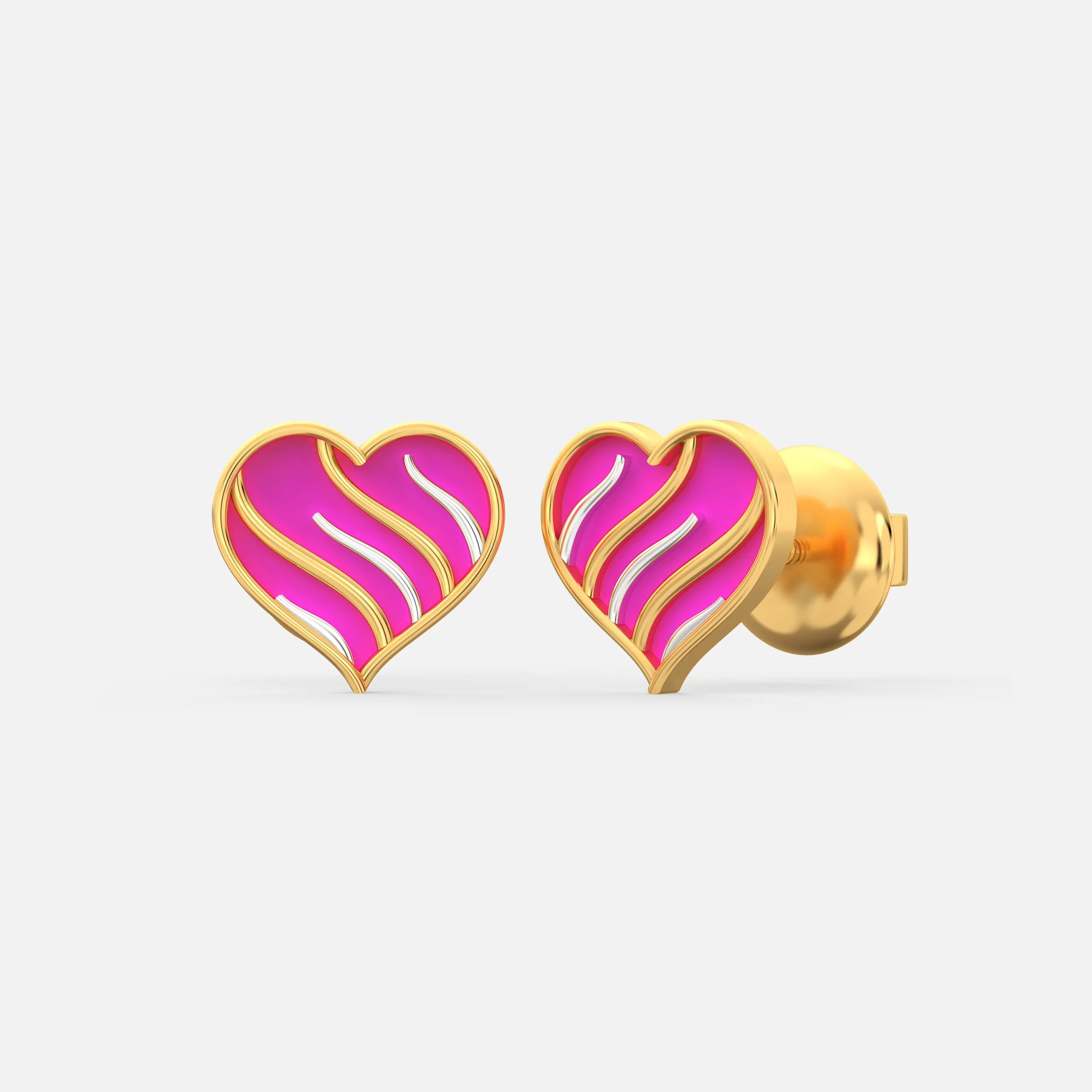 Amoura Wave Heart Earring