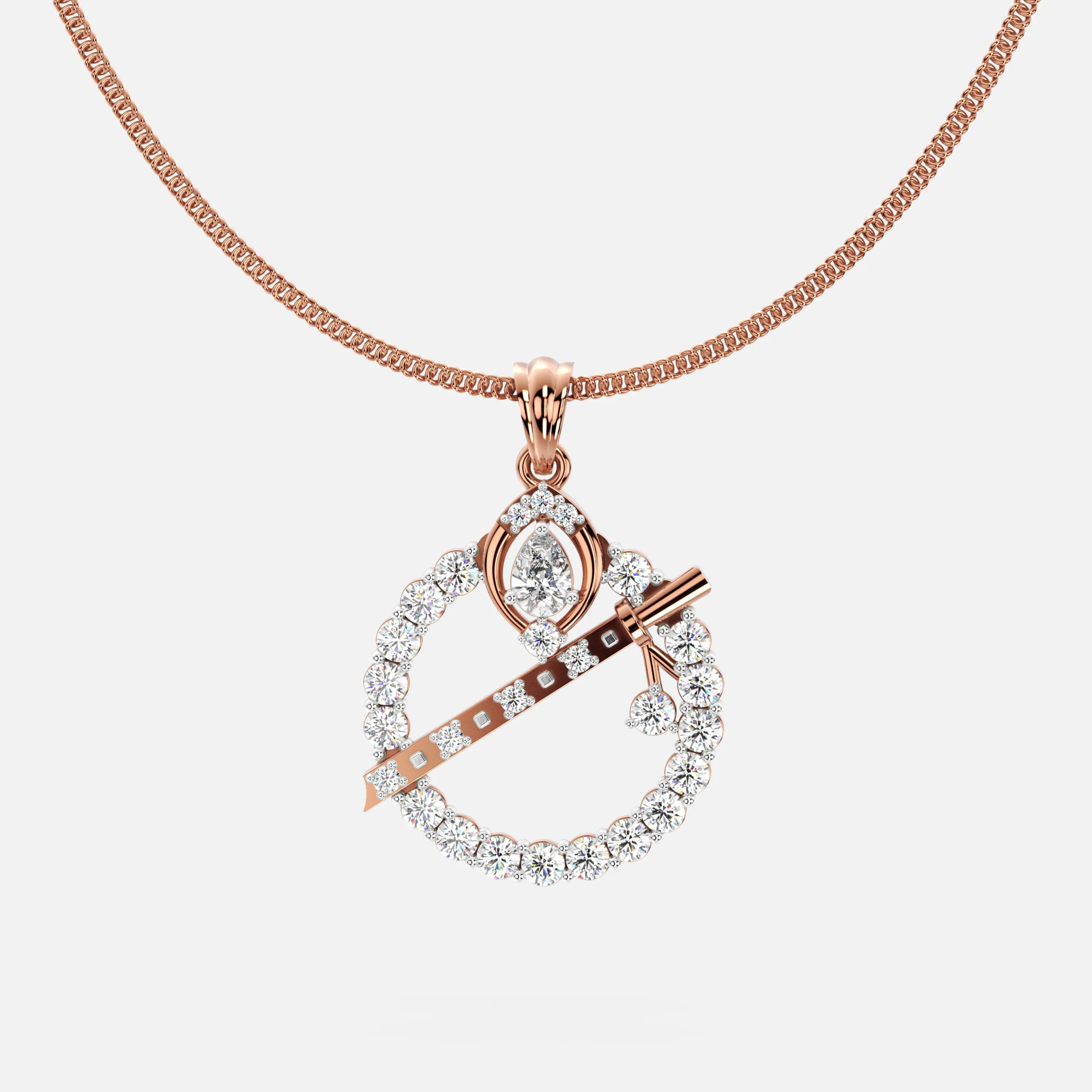 Krishna Venu Diamond Pendant