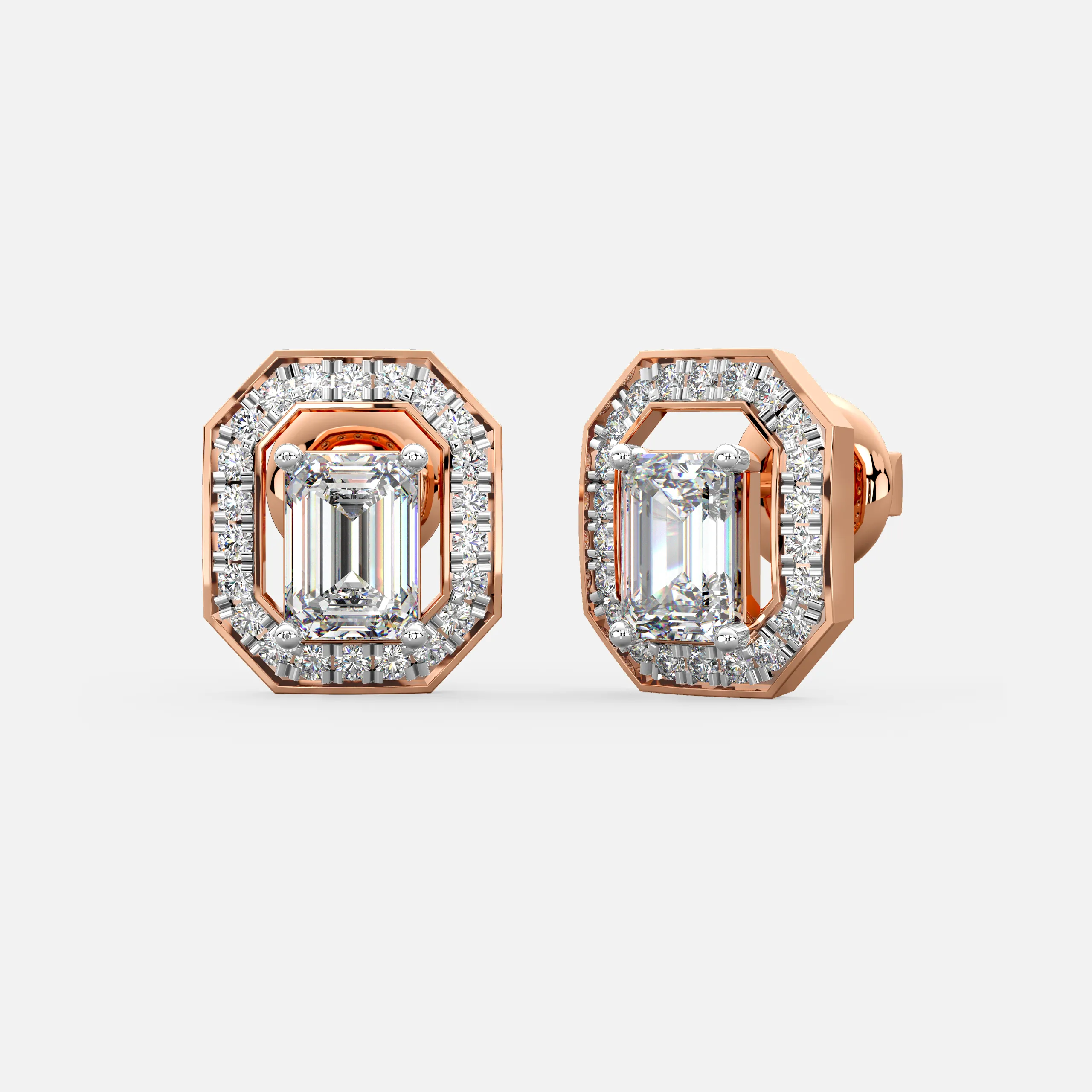 Imperial Frame Diamond Earrings
