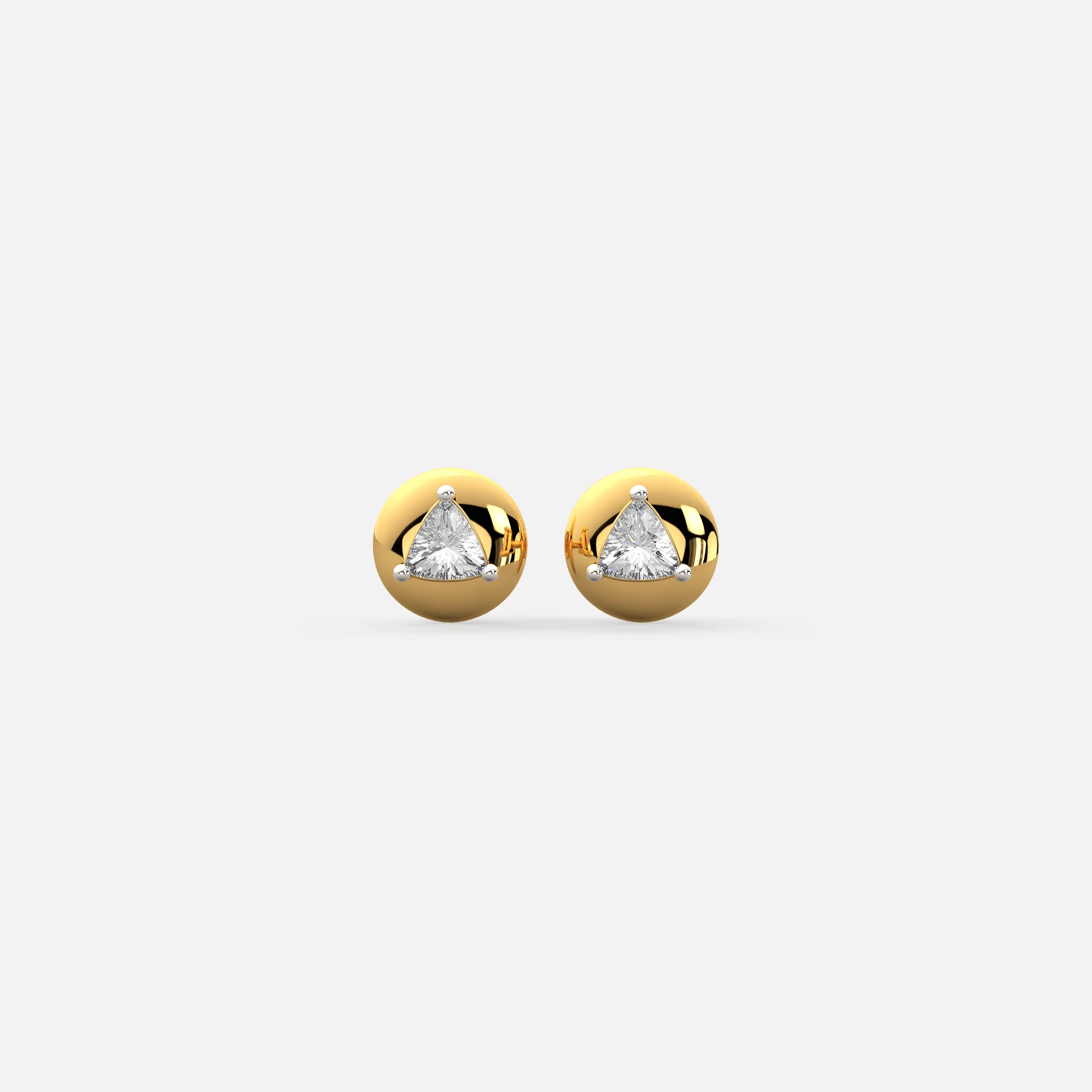 Trillion Bloom Diamond Earrings
